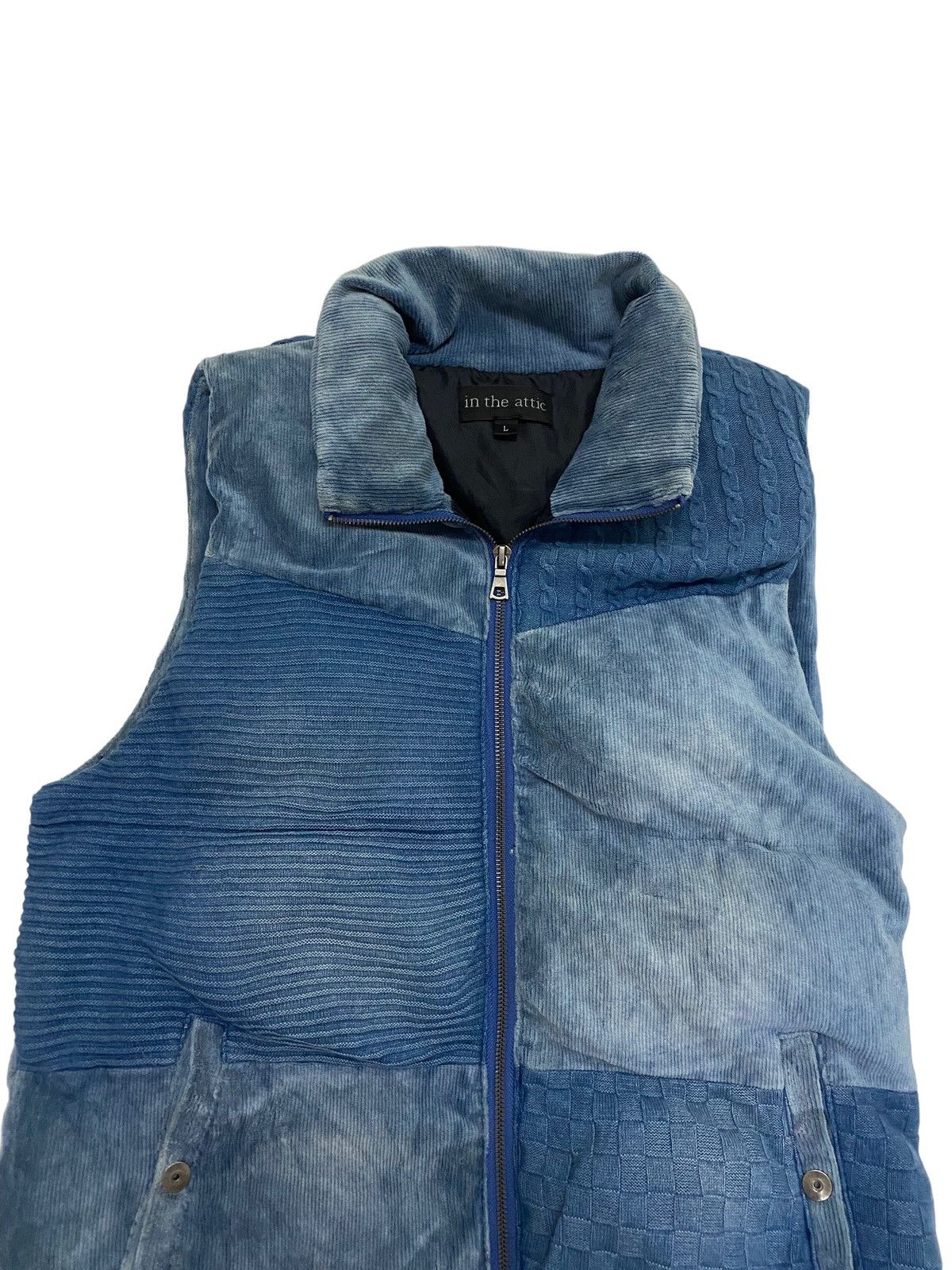 In The Attic In The Attic Sleeveless Puffer Patch Work Style Size US M / EU 48-50 / 2 - 2 Thumbnail