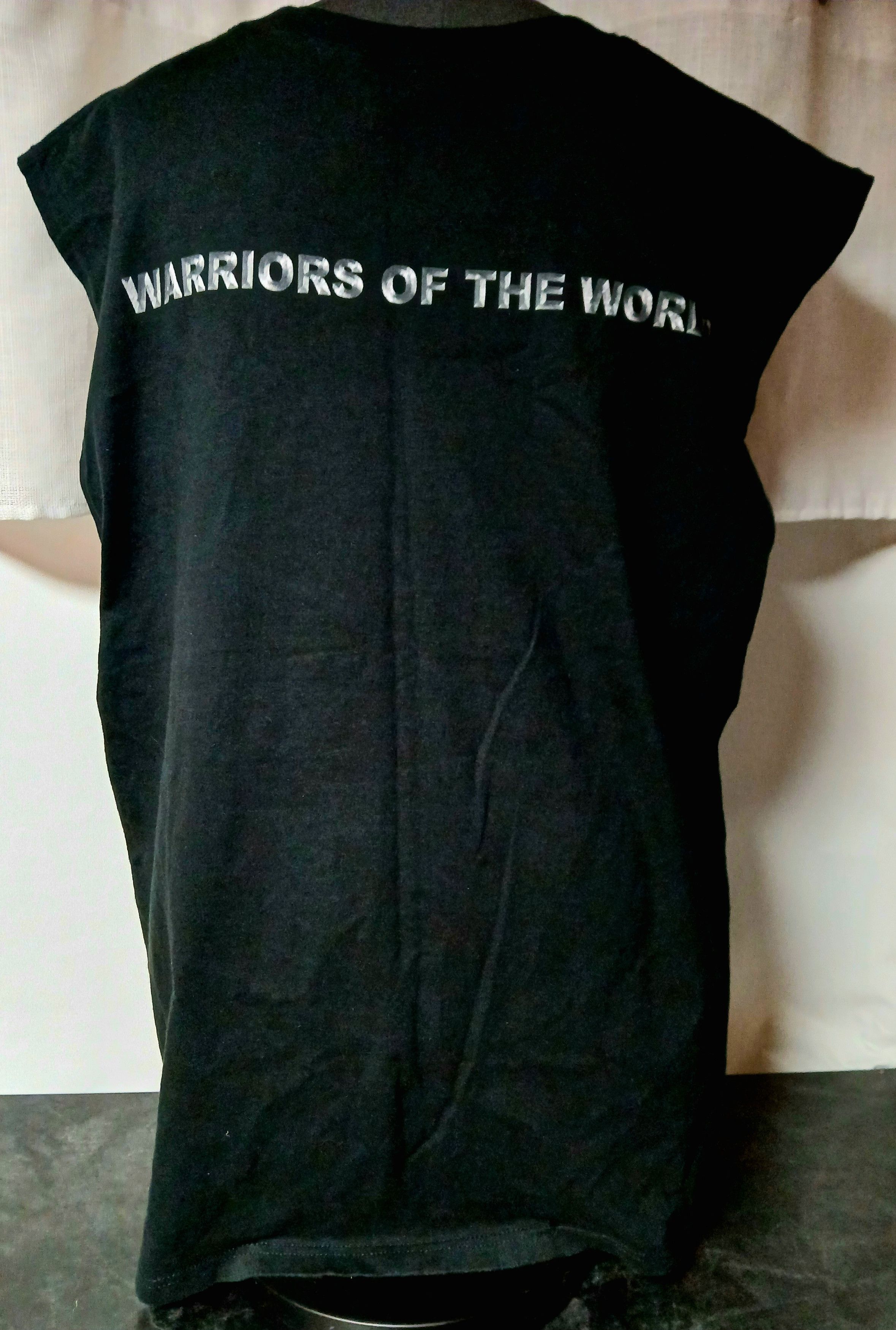 Band Tees MANOWAR WARRIORS OF THE WORLD -02 NOS Size US XL / EU 56 / 4 - 2 Thumbnail