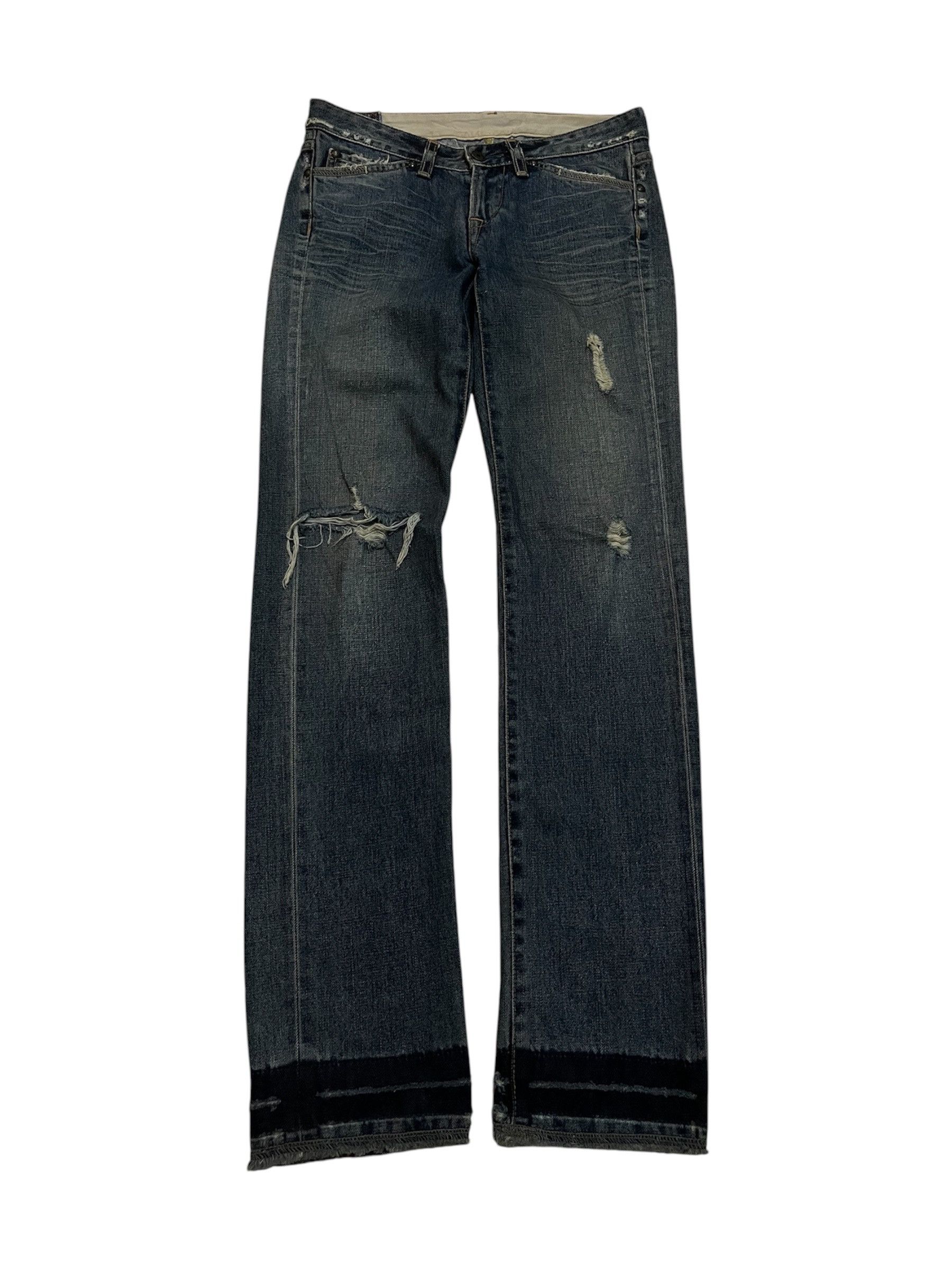Marithe + Francois Girbaud Marithe Francois Girbaud Distressed Denim Jeans Size US 26 / EU 42 - 5 Thumbnail
