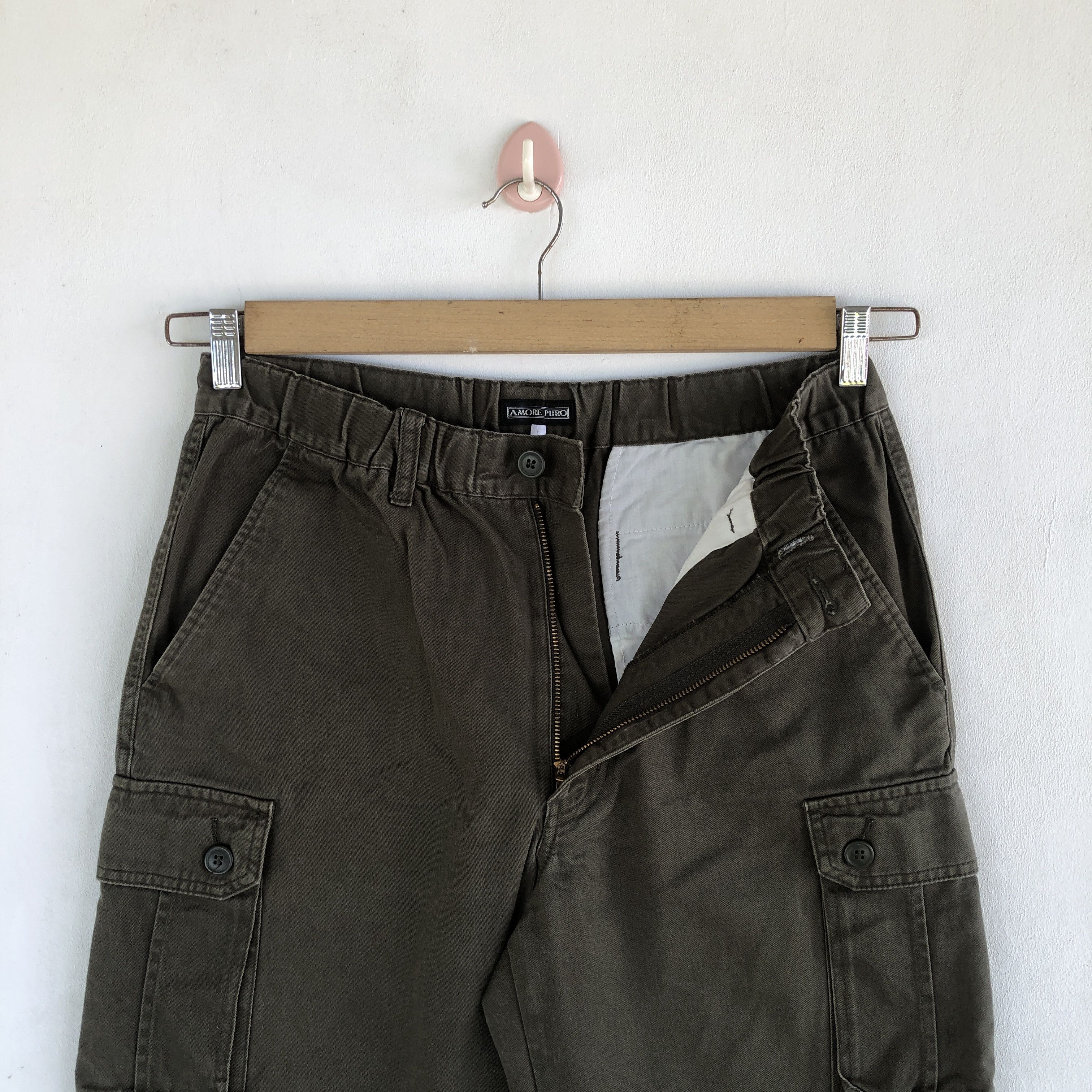 Japanese Brand Vintage Japanese Cargo Pants Multi Pocket Fatigue Trousers Size US 30 / EU 46 - 5 Thumbnail