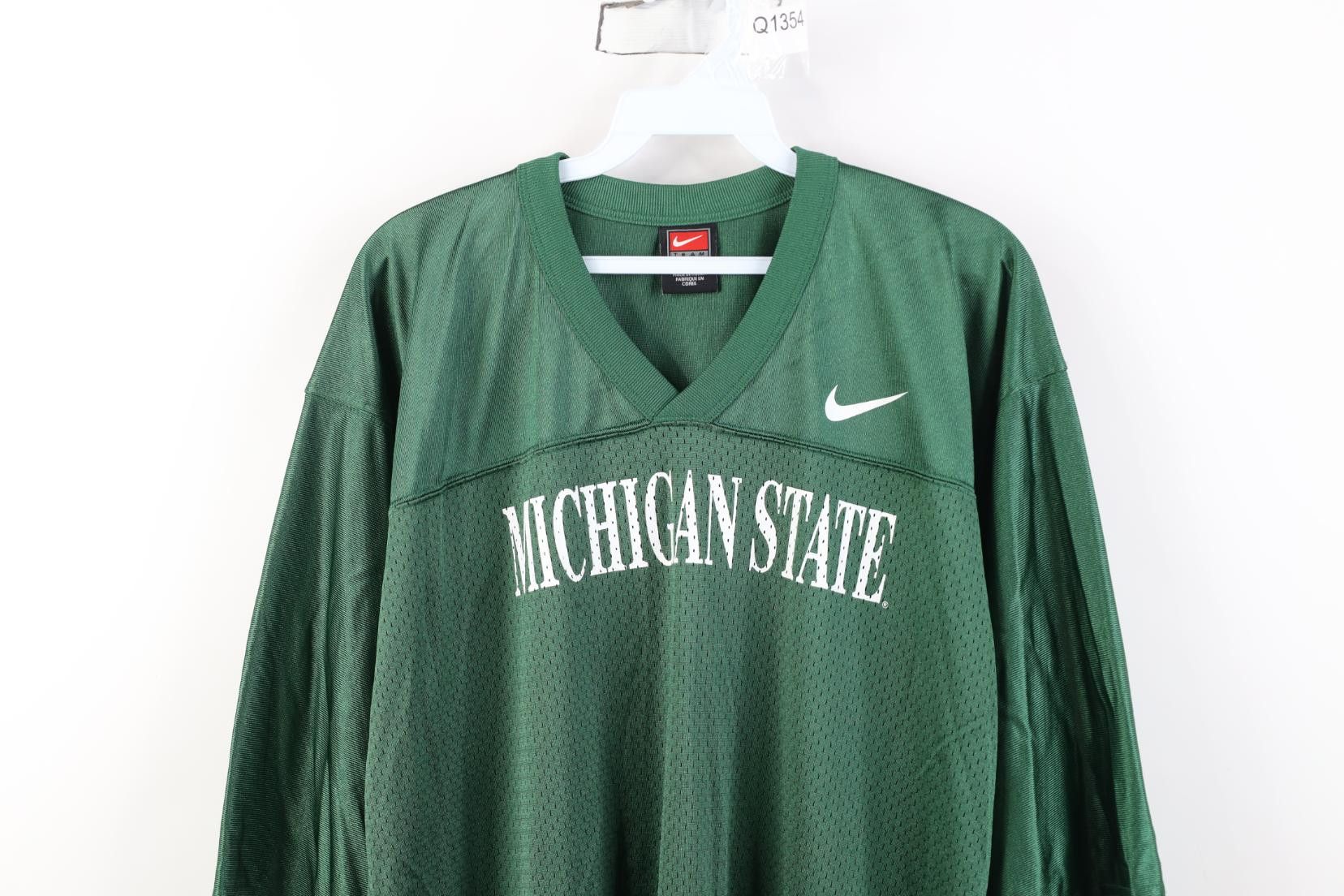 Nike Vintage Nike Michigan State University Football Jersey Size US M / EU 48-50 / 2 - 2 Thumbnail