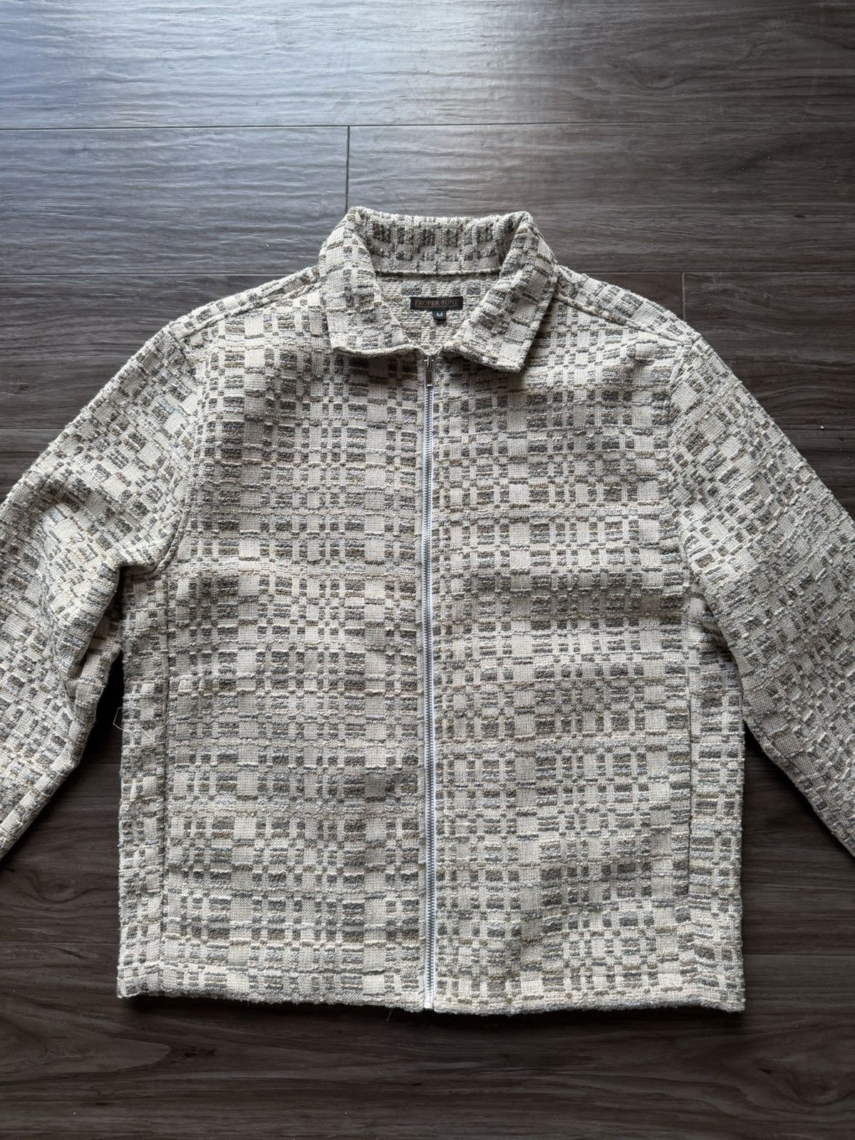 Other Proper Tone Jacquard Jacket Size US M / EU 48-50 / 2 - 2 Thumbnail