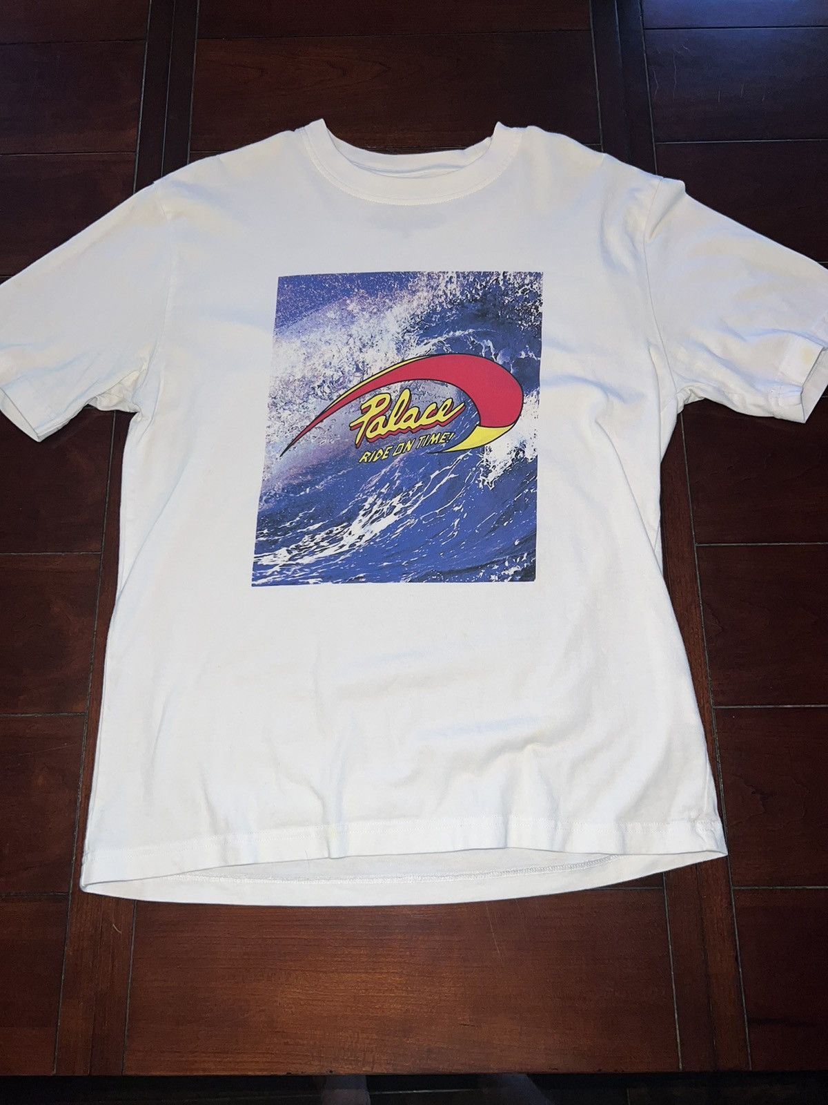 Palace Palace Ride T-Shirt White Men’s SS18 Size US M / EU 48-50 / 2 - 3 Thumbnail