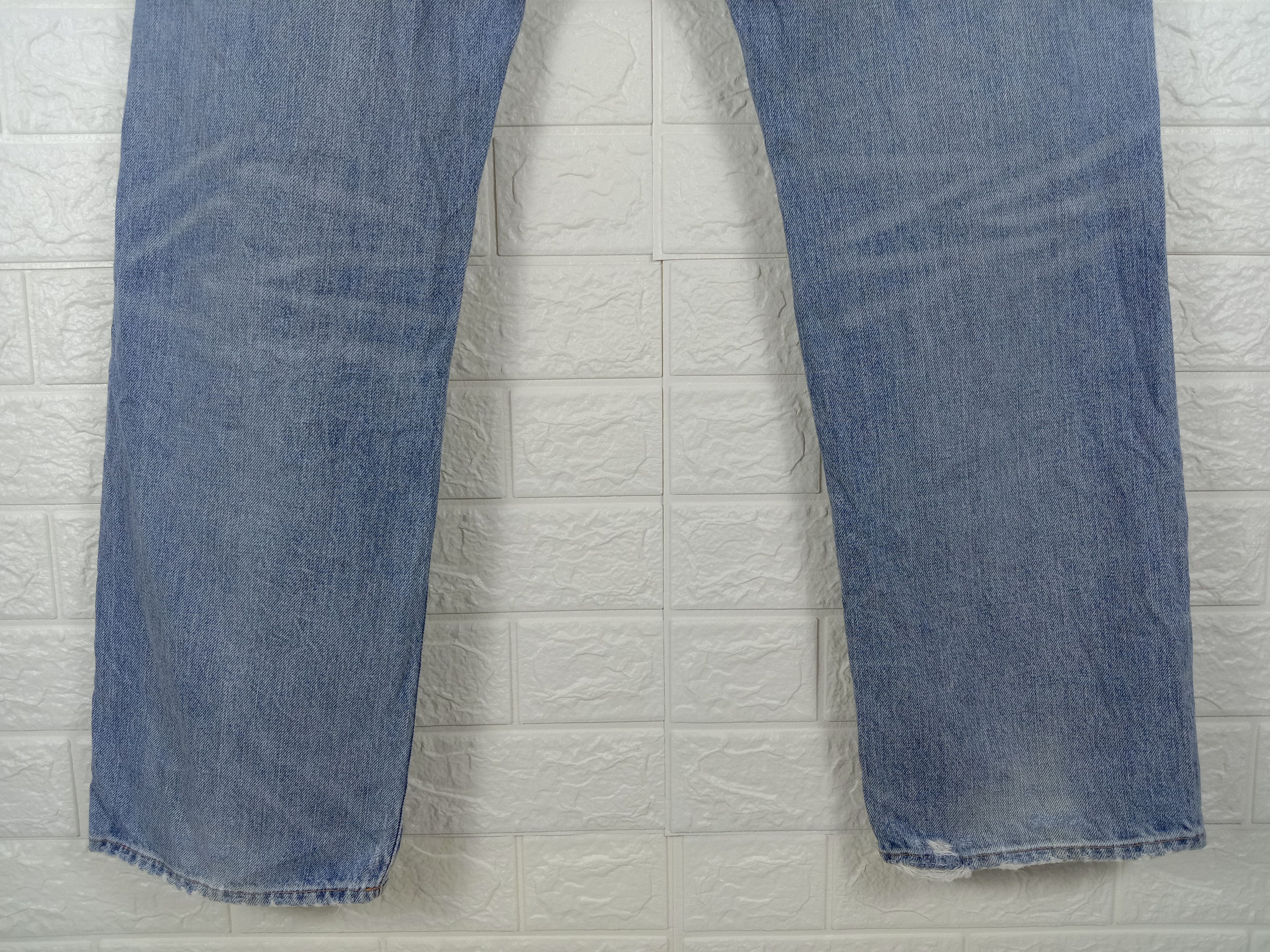 Polo Ralph Lauren Vintage Polo Ralph Lauren Light Wash Distressed Jeans Size US 34 / EU 50 - 8 Thumbnail