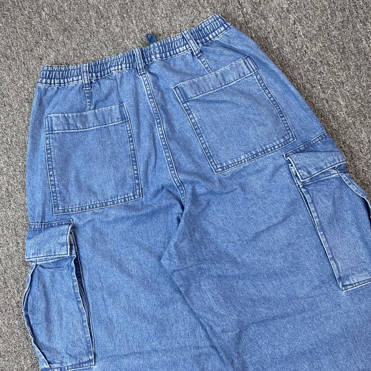 GU × Japanese Brand × Yohji Yamamoto GU superwide cargo pants balloon Size US 32 / EU 48 - 4 Thumbnail