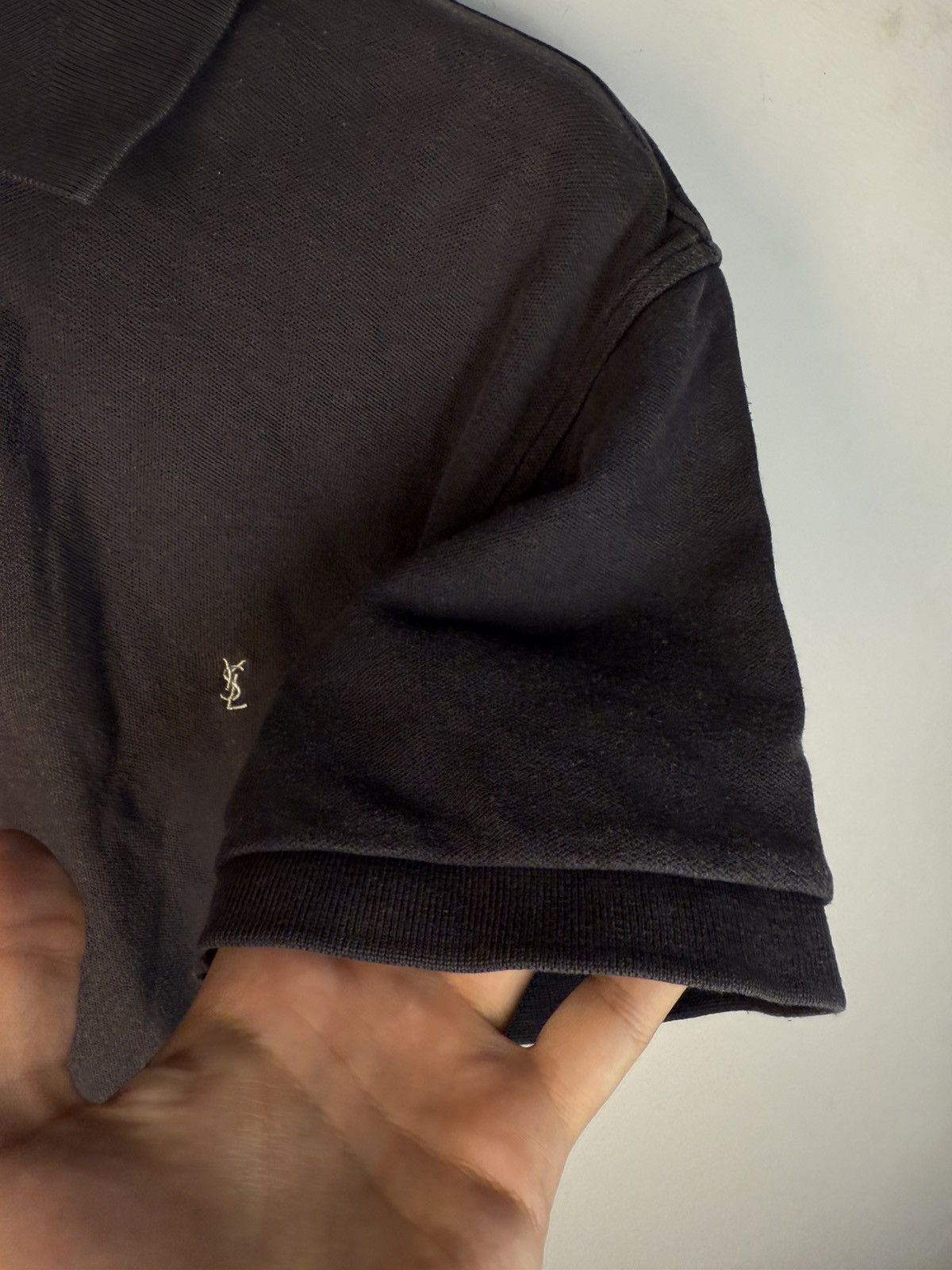 Yves Saint Laurent Grey YSL Polo Shirt Summer YSL Shirt YSL Tee Vintage Size US M / EU 48-50 / 2 - 11 Thumbnail