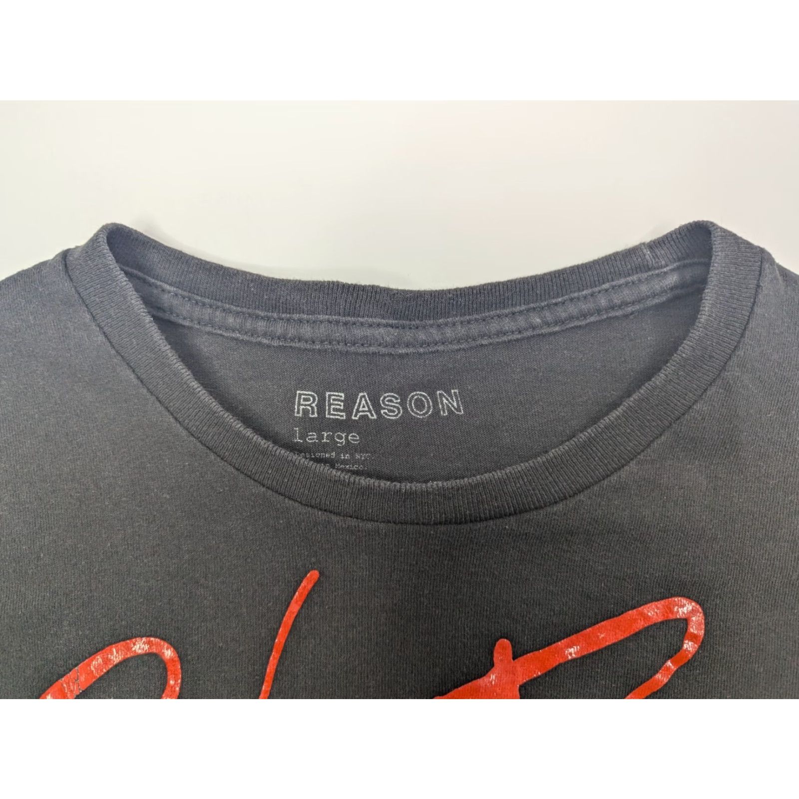 Reason Reason Brand World Tour Tiger Shirt Mens Large Short Sleeve Black T-Shirt Size US L / EU 52-54 / 3 - 6 Thumbnail