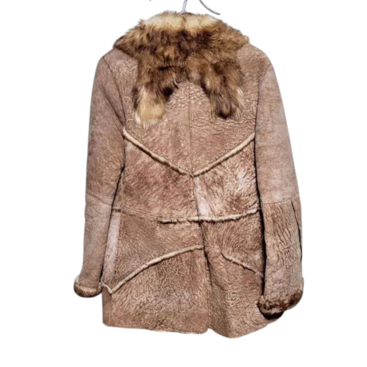 Other Original lamb leather shearling fur coat leather sz S Size S / US 4 / IT 40 - 6 Thumbnail