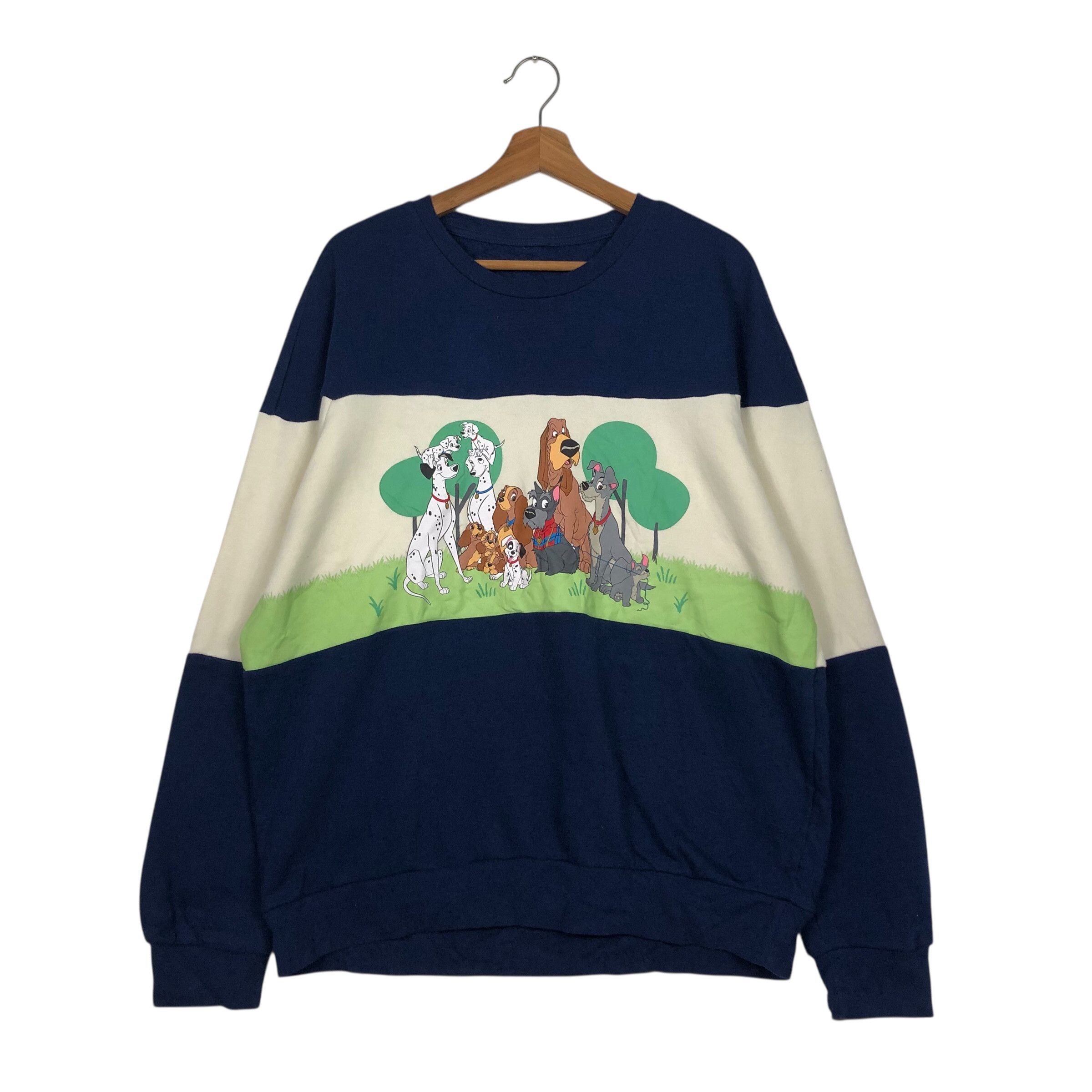 Japanese Brand 📌Vintage Sweatshirt Disney Dogs Big Logo Cartoon Size US M / EU 48-50 / 2 - 2 Thumbnail
