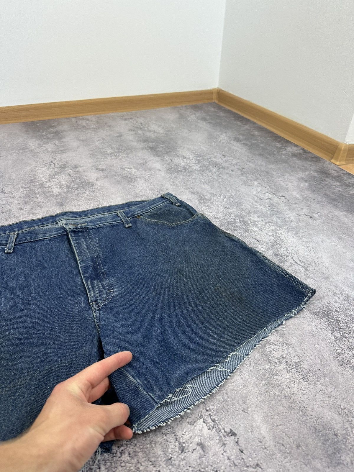 Dickies × Vintage Vintage Dickies Distressed USA Cargo Faded Opium Work Shorts Size US 40 / EU 56 - 9 Thumbnail