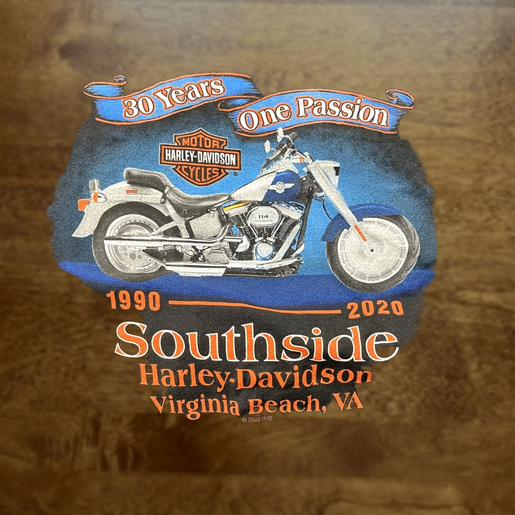 Harley Davidson Harley-Davidson Shirt Mens 3XL Black Southside Virginia Beach 30th Anniversary Size US XXL / EU 58 / 5 - 1 Thumbnail
