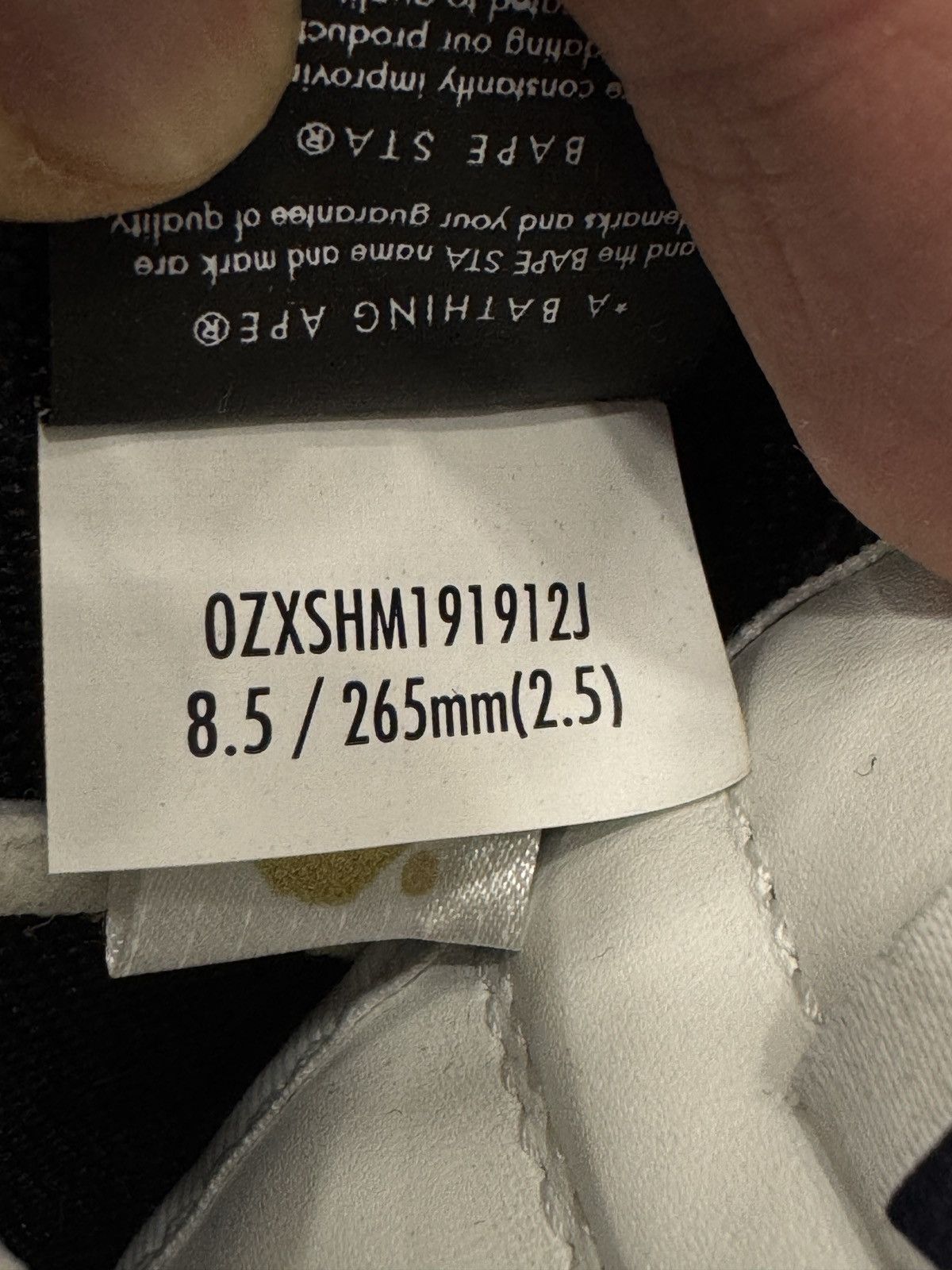 Bape × JJJJound A Bathing Ape Bape Sta x JJJJound Sneakers White Size US 8.5 / EU 41-42 - 14 Thumbnail