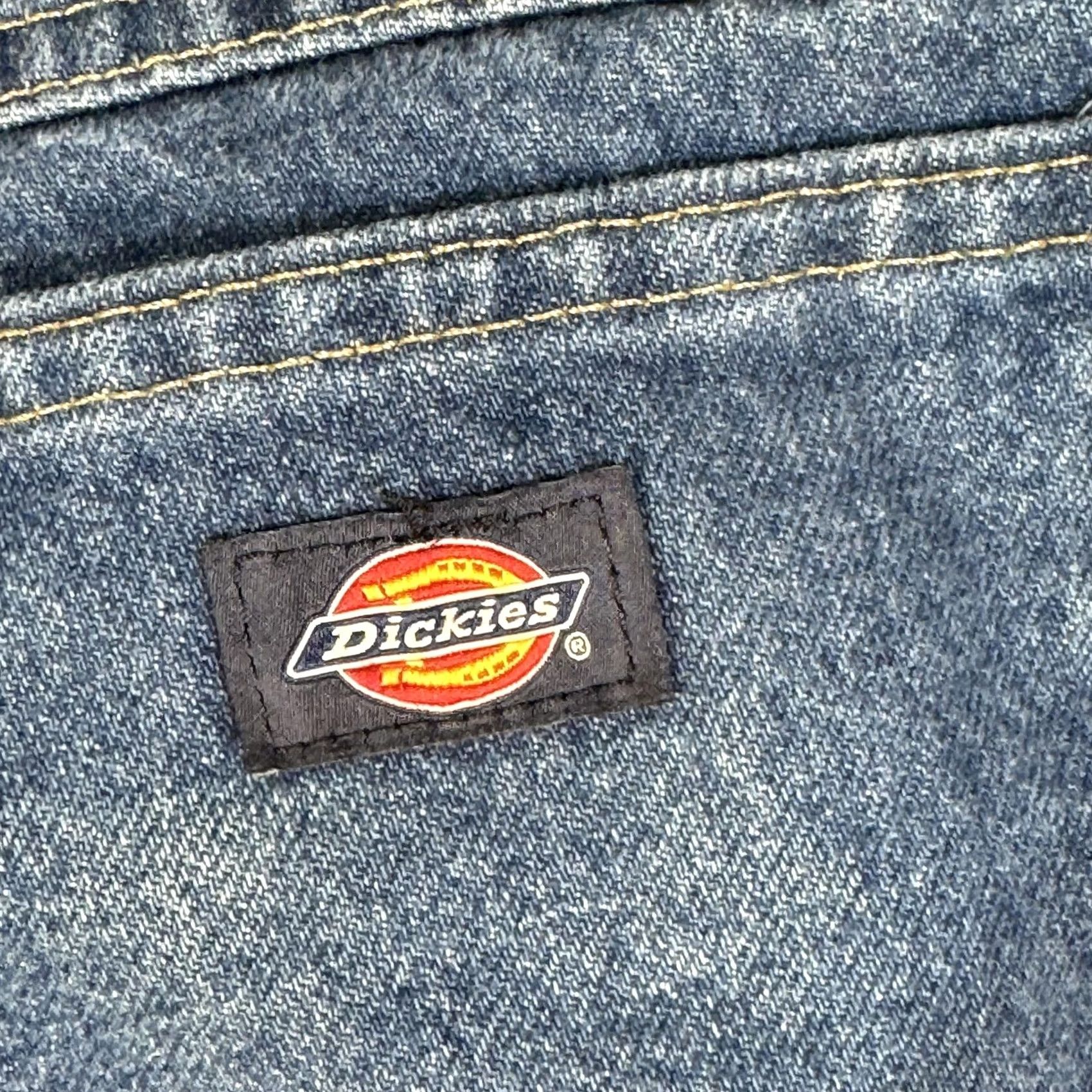 Dickies Dickies Jeans Mens 32x30 Blue Straight Fit Denim Workwear Cotton Mid Rise Regular Modern USA Theme Mens Size US 32 / EU 48 - 4 Thumbnail