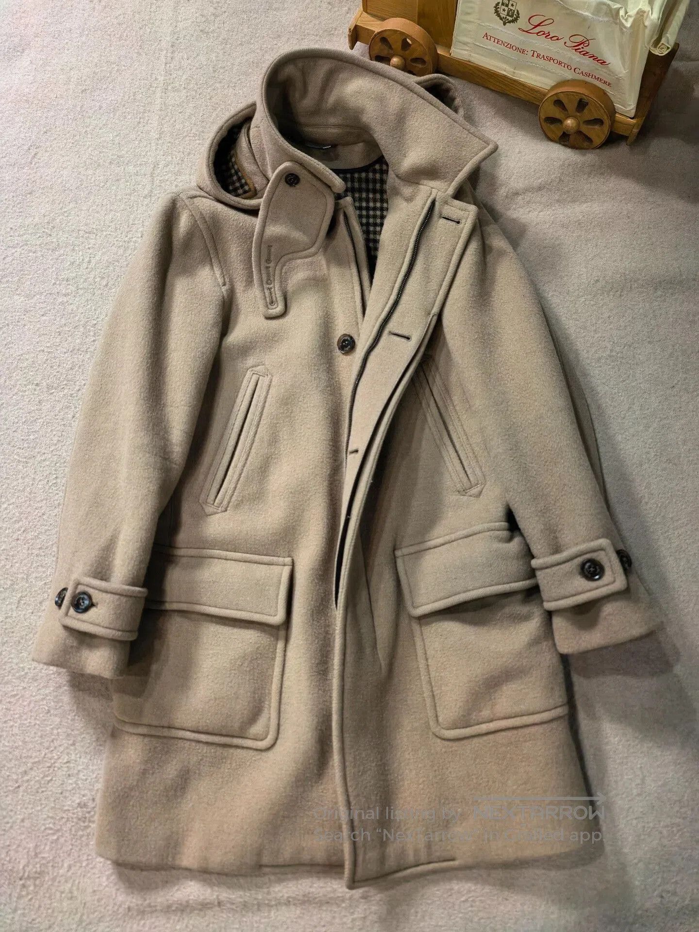 Ermenegildo Zegna Ermenegildo Zegna Men's Fleece Wool Coat. Size US M / EU 48-50 / 2 - 1 Thumbnail