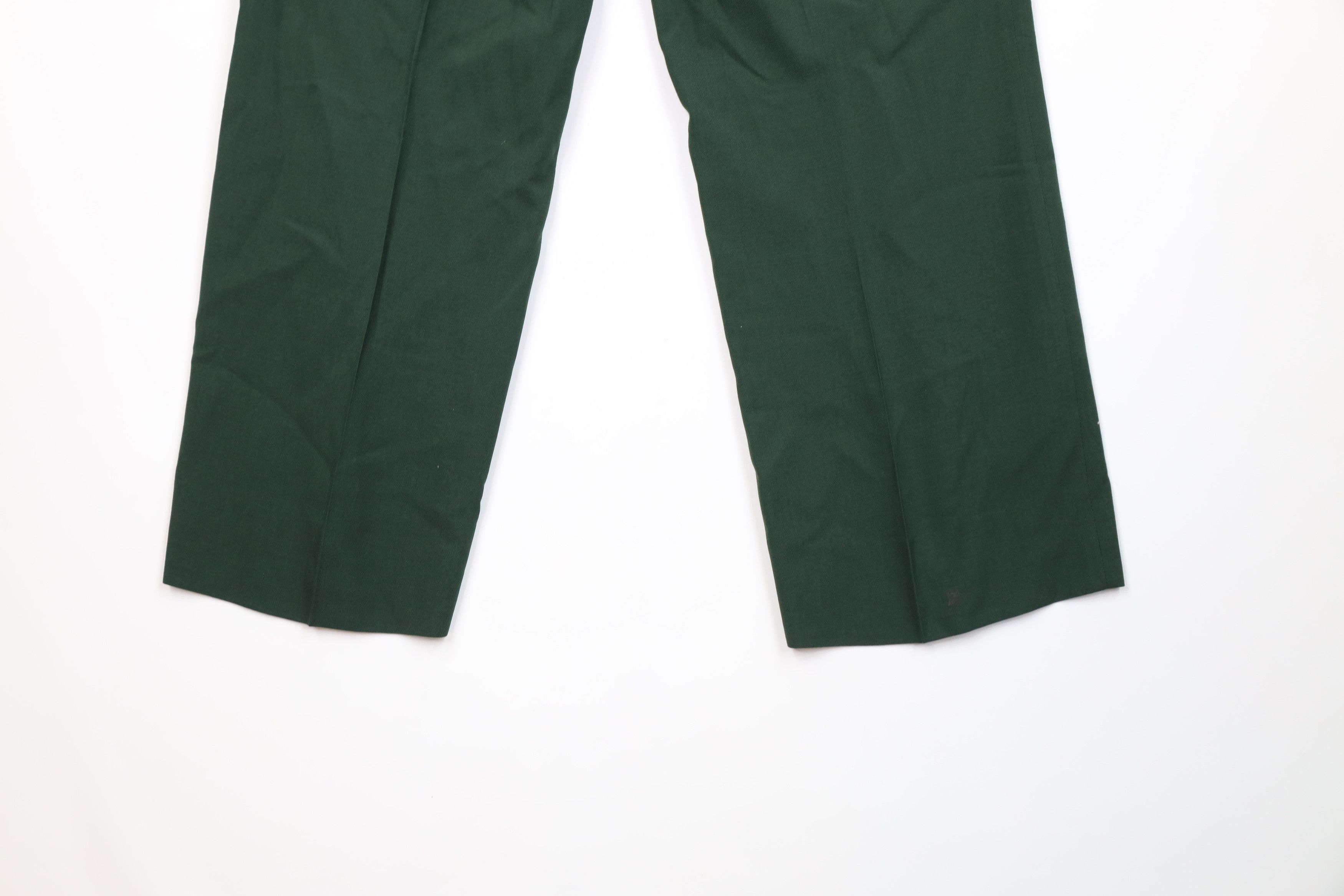 Vintage Vintage 70s Streetwear Blend Wide Leg Chino Pants Green USA Size US 36 / EU 52 - 13 Thumbnail