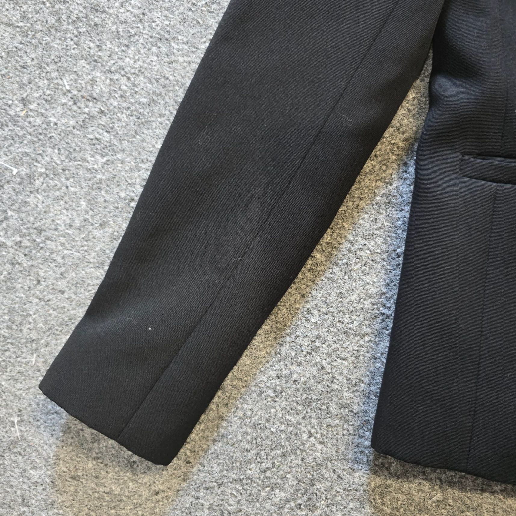J.Crew J.CREW Blazer Women Size 6 Black Wool Stretch One Button Academia Career Capsule Shirt Size M / US 6-8 / IT 42-44 - 4 Thumbnail
