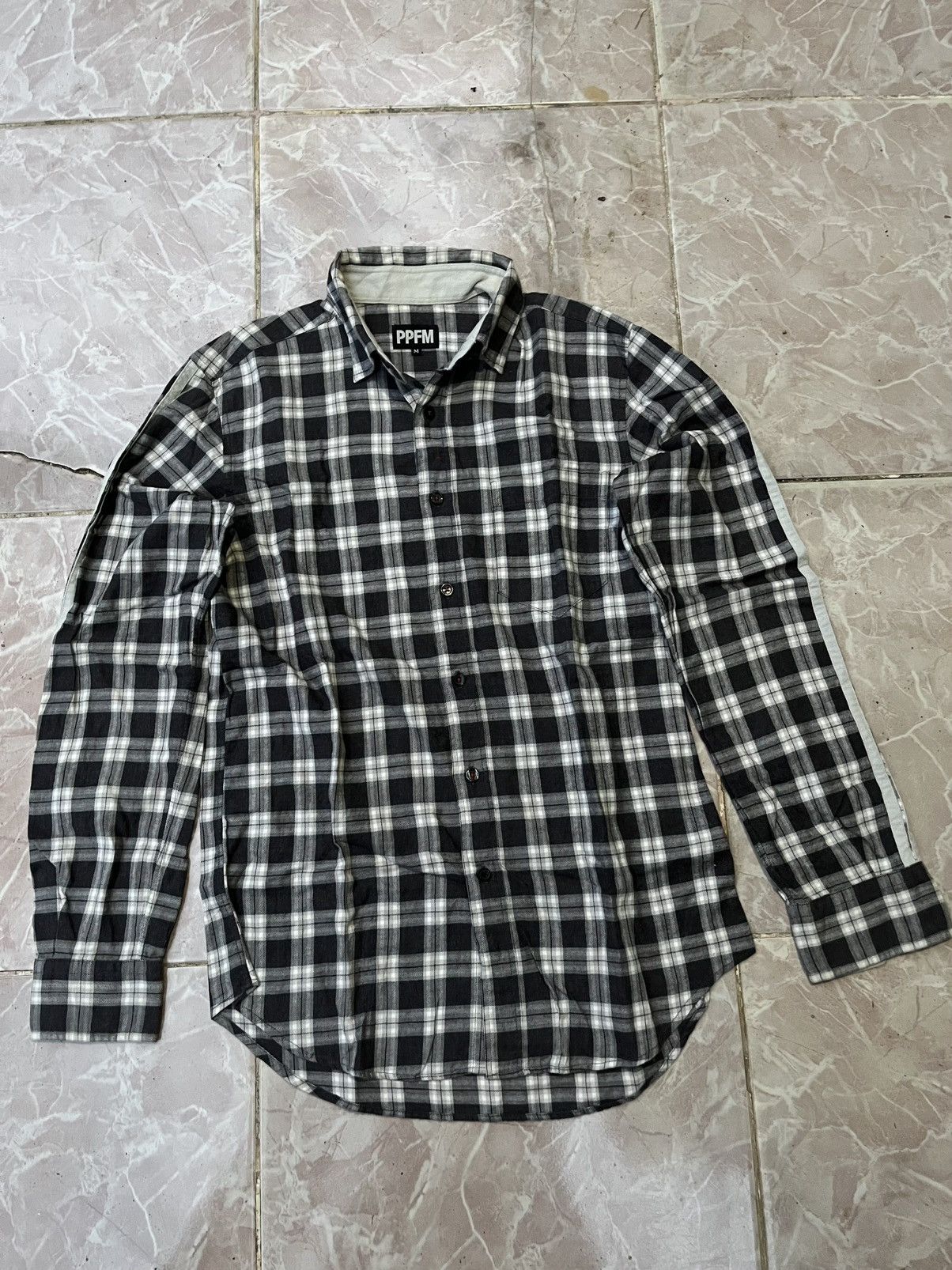 Japanese Brand PPFM Flanel shirt Size M / US 6-8 / IT 42-44 - 2 Thumbnail