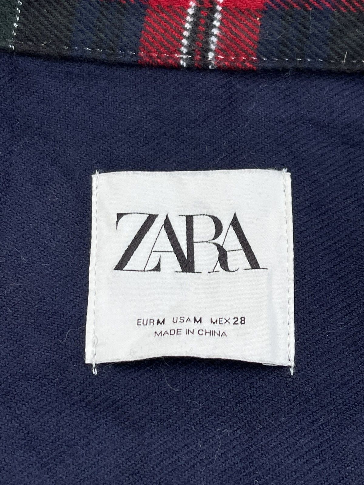 Zara Zara Never Been Worn Plaid Fringe Jacket Size M / US 6-8 / IT 42-44 - 13 Thumbnail