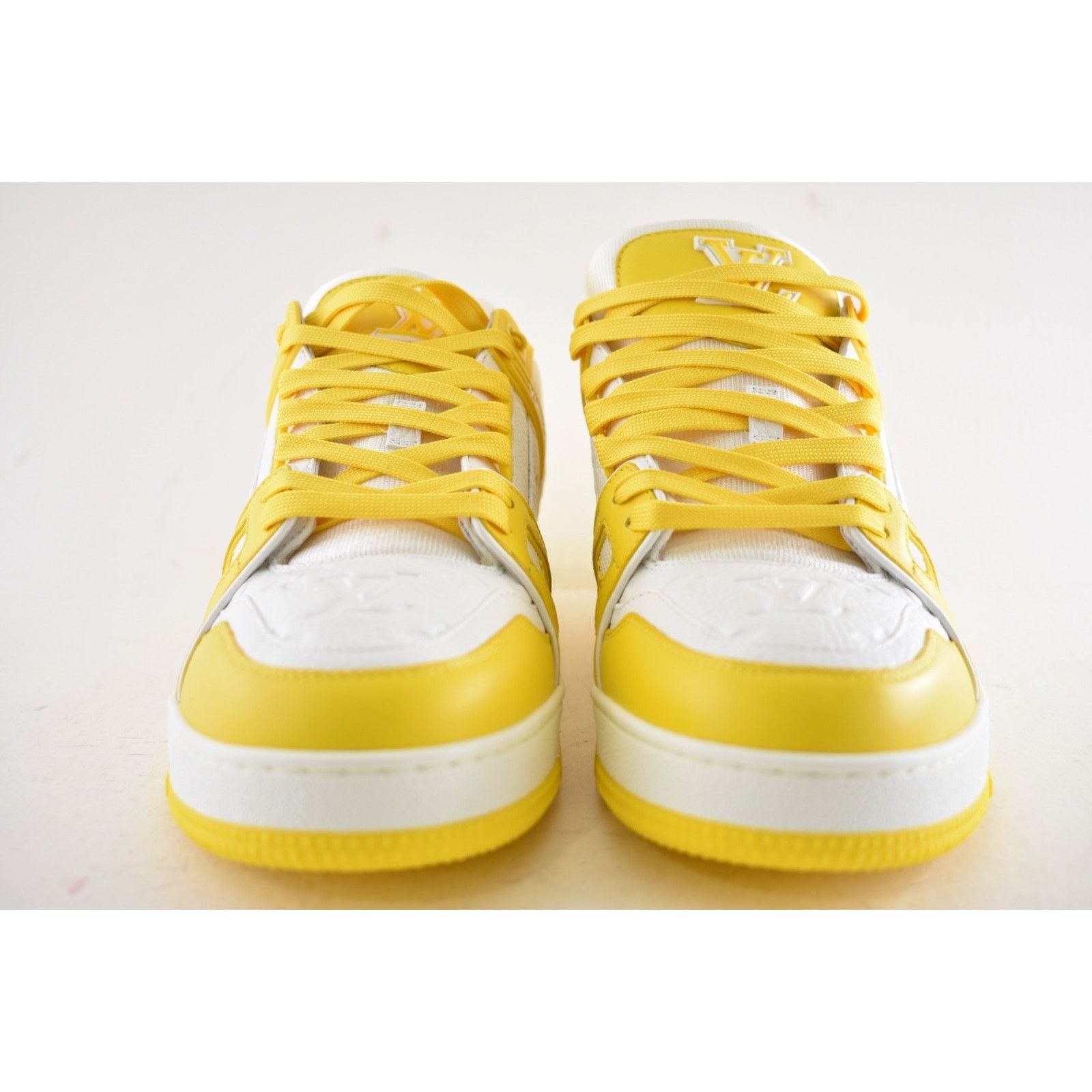 Louis Vuitton Louis Vuitton Yellow White Empreinte Leather Low Trainer Size US 9 / EU 42 - 8 Thumbnail