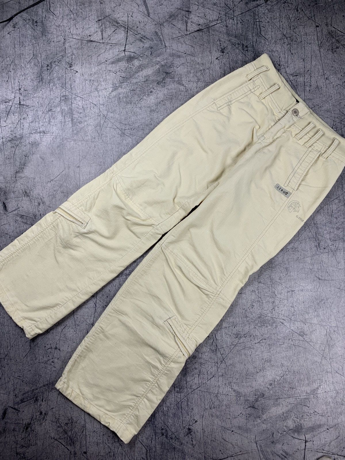 G-Star × Vintage Vintage G-Star Raw Zipper Cargo Velvet Pants 90s avant garde Size US 28 / EU 44 - 7 Thumbnail
