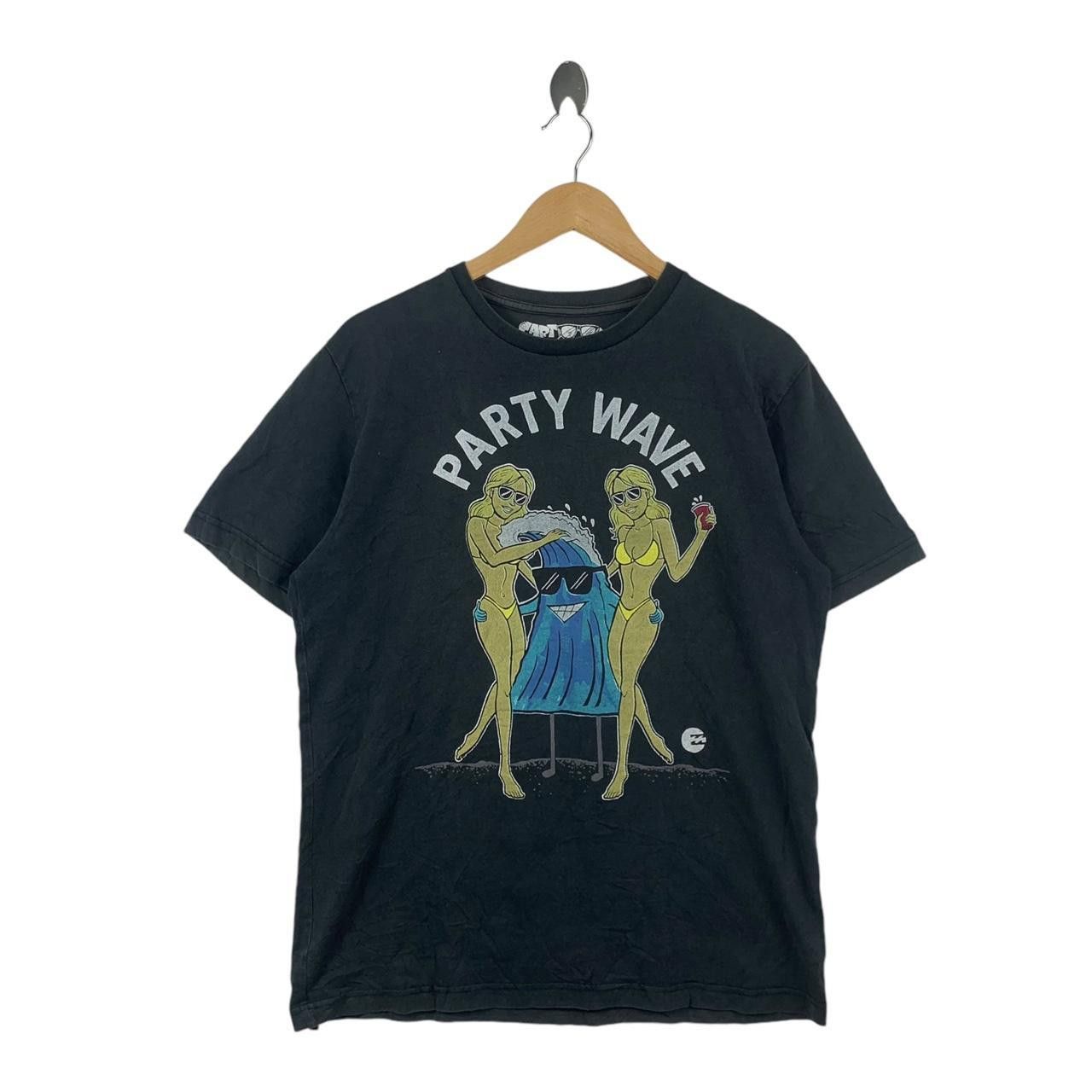 Billabong BILLABONG SURF Party Wave Natural Sun Faded Tee Shirt Size L / US 10 / IT 46 - 1 Thumbnail
