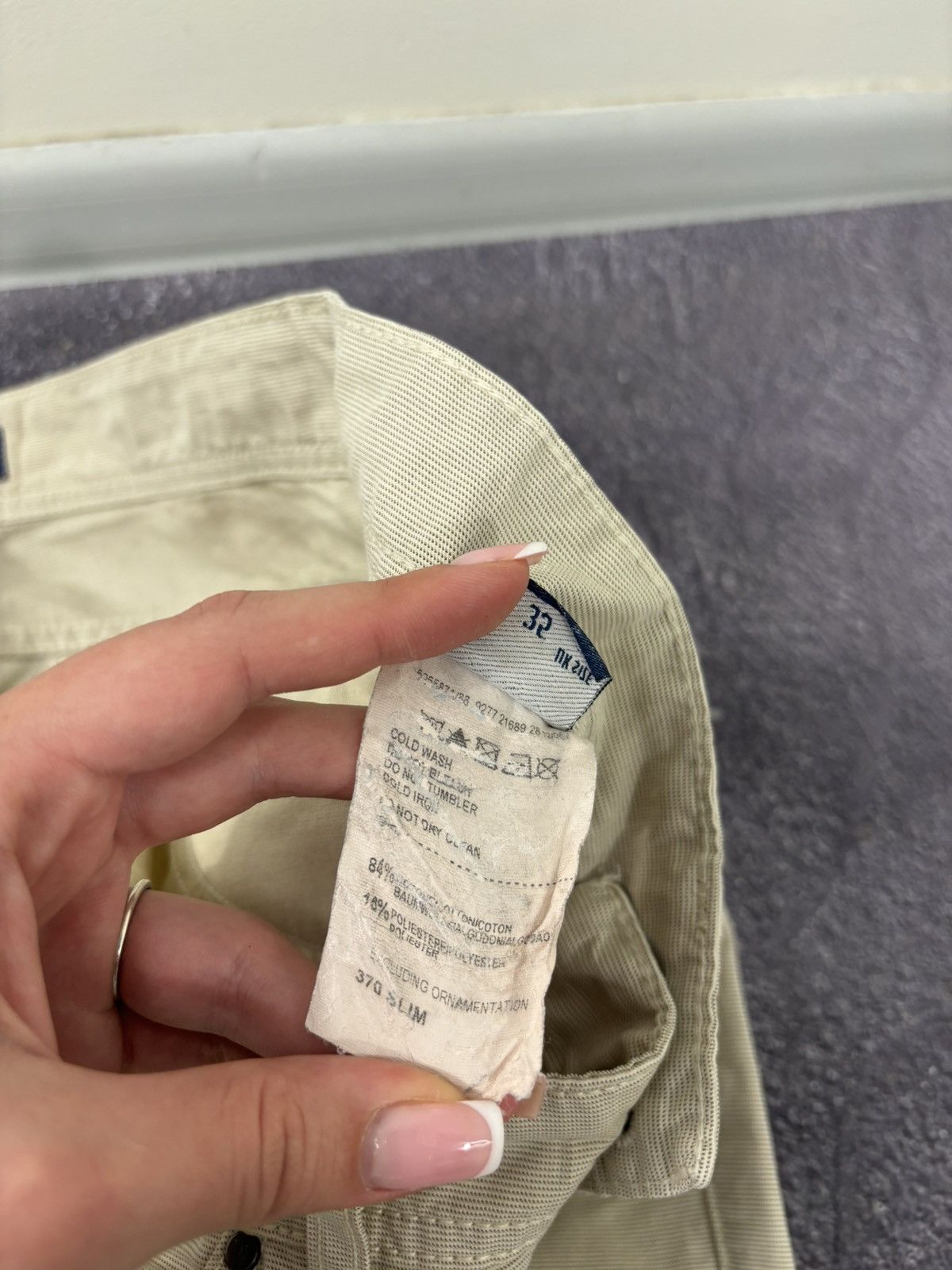 Trussardi × Vintage Vintage Trussardi Men’s Slim Straight Fit Luxury Pants Jeans Size US 33 - 24 Thumbnail