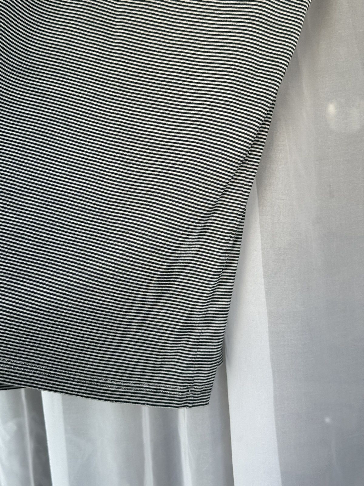 Balmain BALMAIN SS 2015 Striped Distressed Button TShirt Decarnin Size US M / EU 48-50 / 2 - 9 Thumbnail