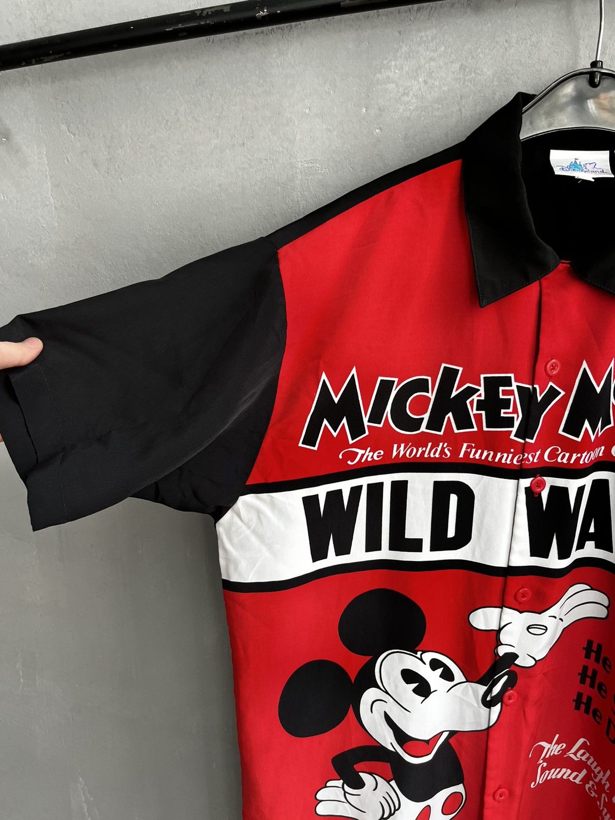 Designer × Disney Vintage Disney Mickey Mouse Button Up Shirt 90s Size US M / EU 48-50 / 2 - 4 Thumbnail
