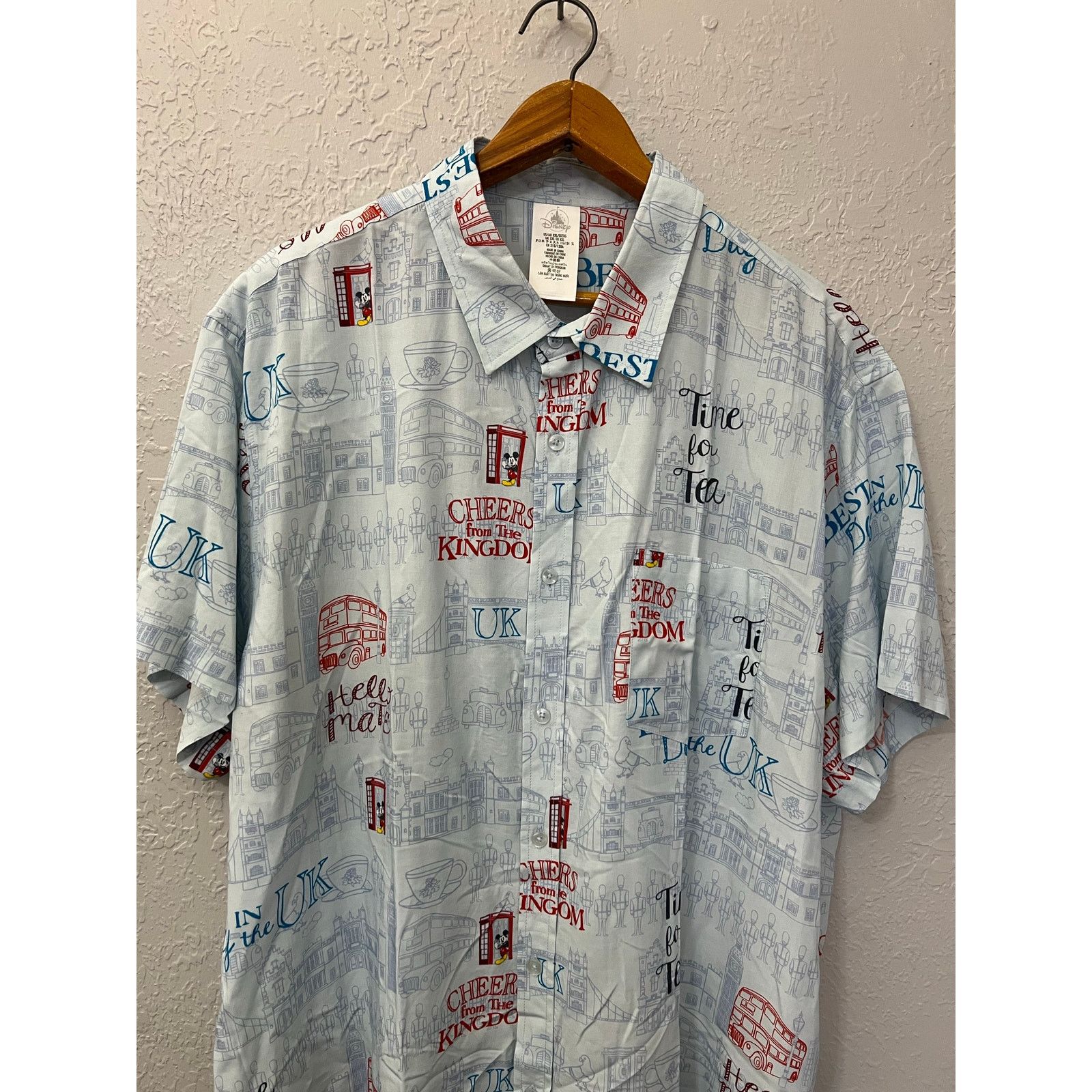 Disney Disney Parks London Mickey Phone Booth Shirt XXL England Size US XXL / EU 58 / 5 - 2 Thumbnail