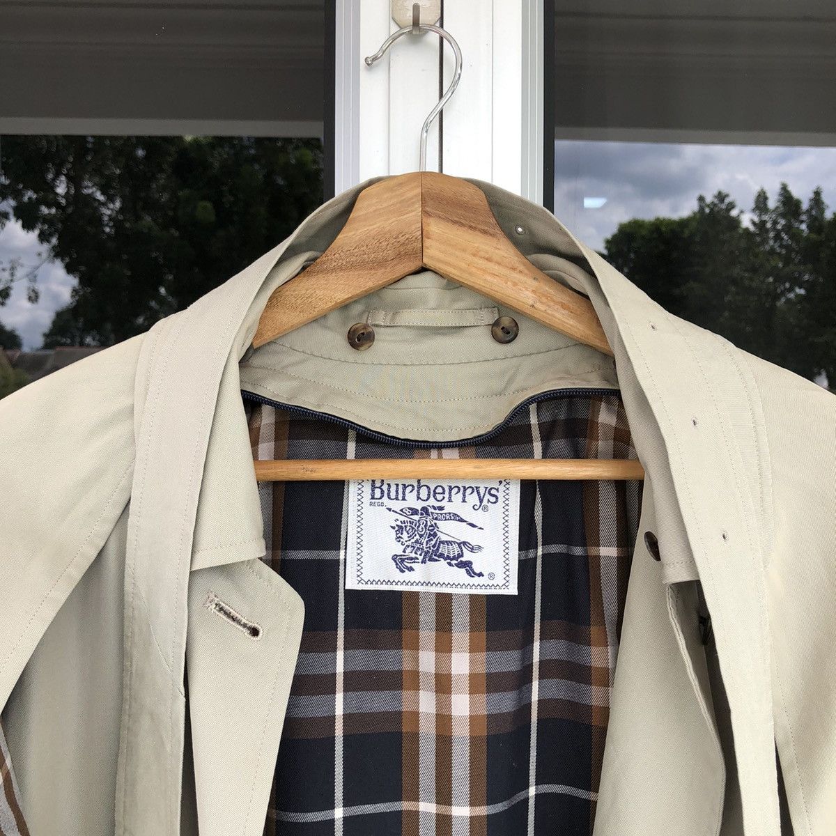 Burberry Vintage Burberrys Women’s Trench Jacket Size L / US 10 / IT 46 - 11 Thumbnail