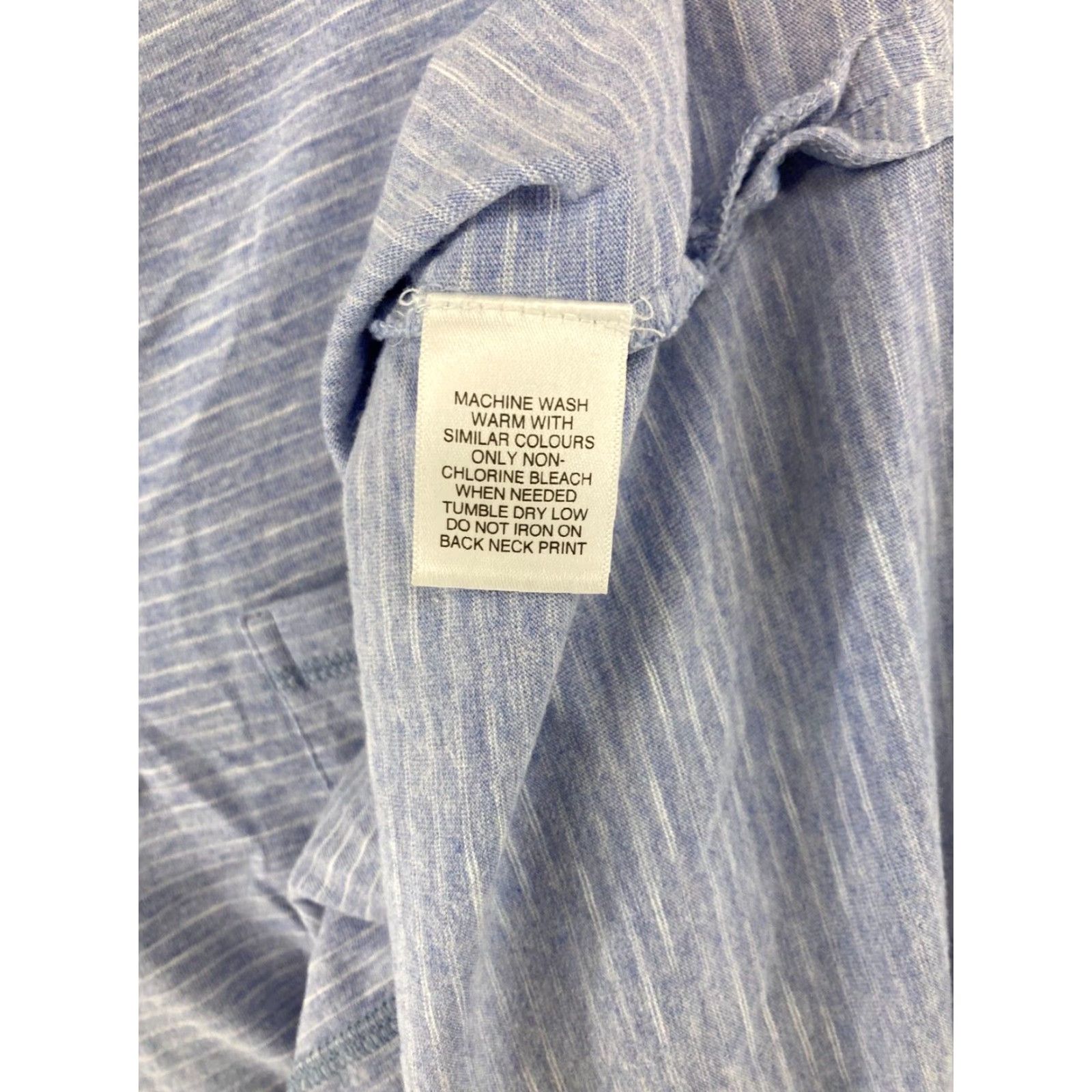 Roundtree & Yorke Roundtree & Yorke Polo Shirt Mens XL Blue Striped Polo Size US XL / EU 56 / 4 - 5 Thumbnail