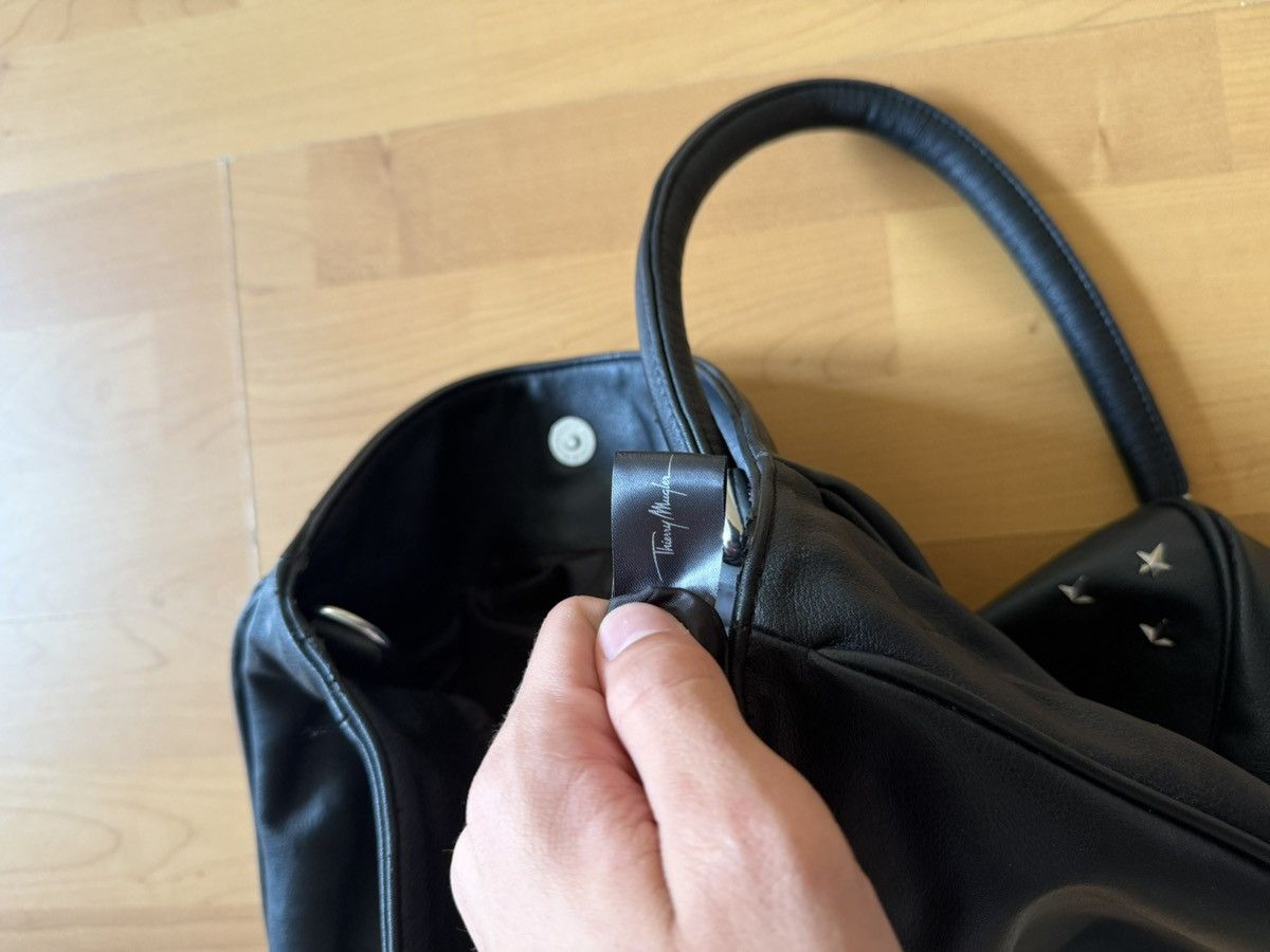 Thierry Mugler Thierry Mugler Leather Shoulder Bag Black Size ONE SIZE - 13 Thumbnail