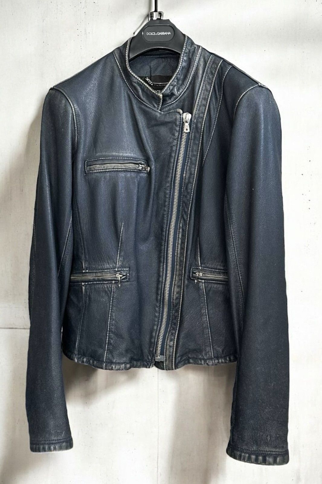 Dolce & Gabbana 2010 Dolce & Gabbana 'Hawaii' Embroidered Leather Jacket Size L / US 10 / IT 46 - 3 Thumbnail