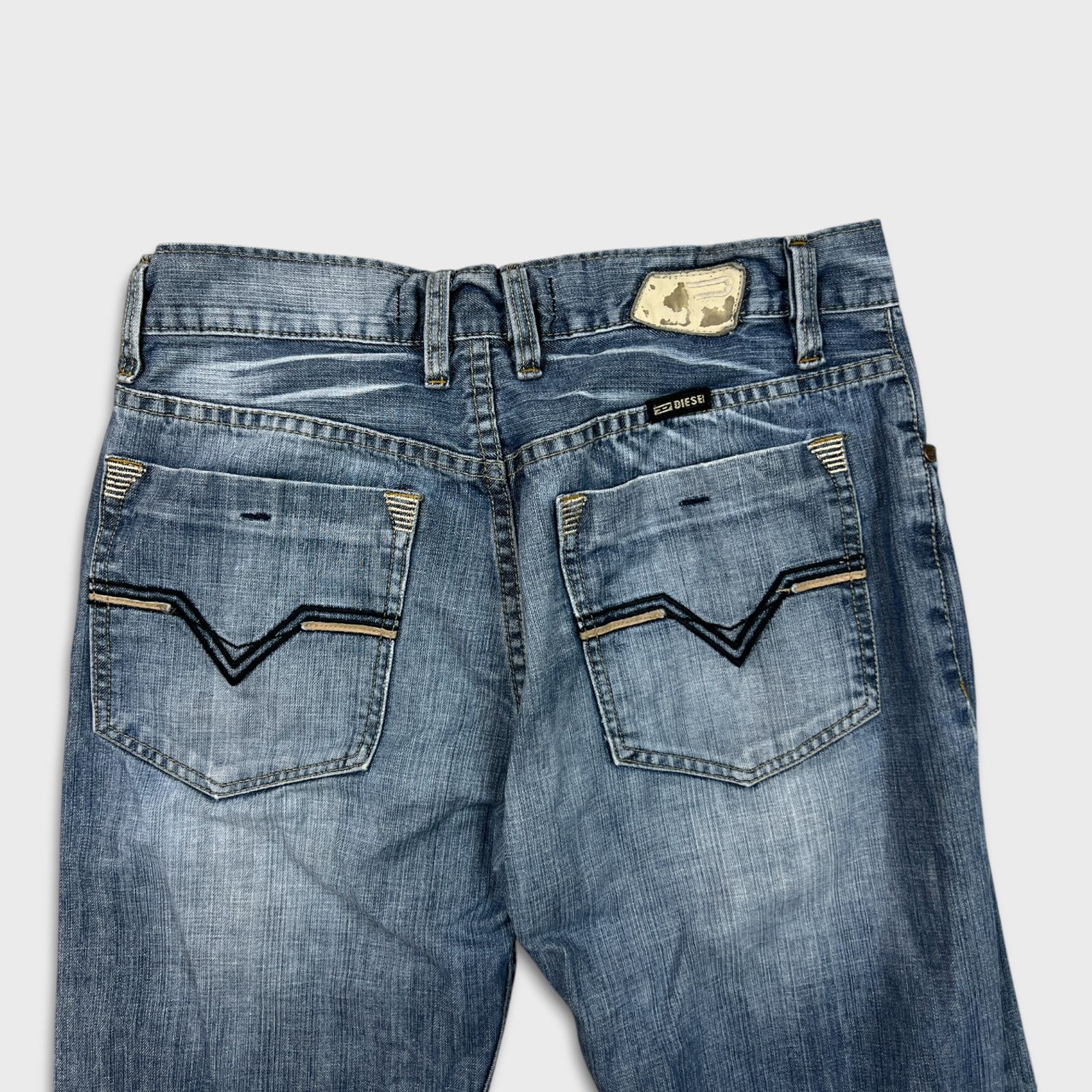 Diesel × Vintage Diesel Jeans 32x33 Industry Regular Straight Leg Denim Pants Size US 32 / EU 48 - 7 Thumbnail