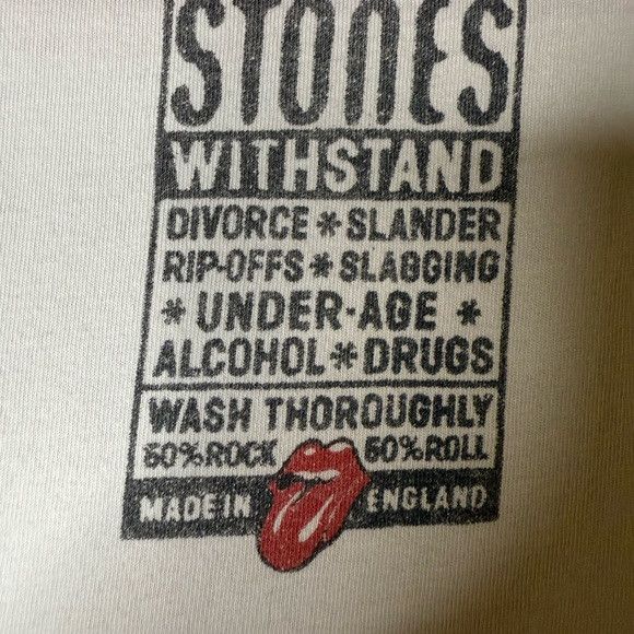 Daydreamer Daydreamer Rolling Stones Voodoo Lounge Tee - Red and Cream Size S / US 4 / IT 40 - 5 Thumbnail