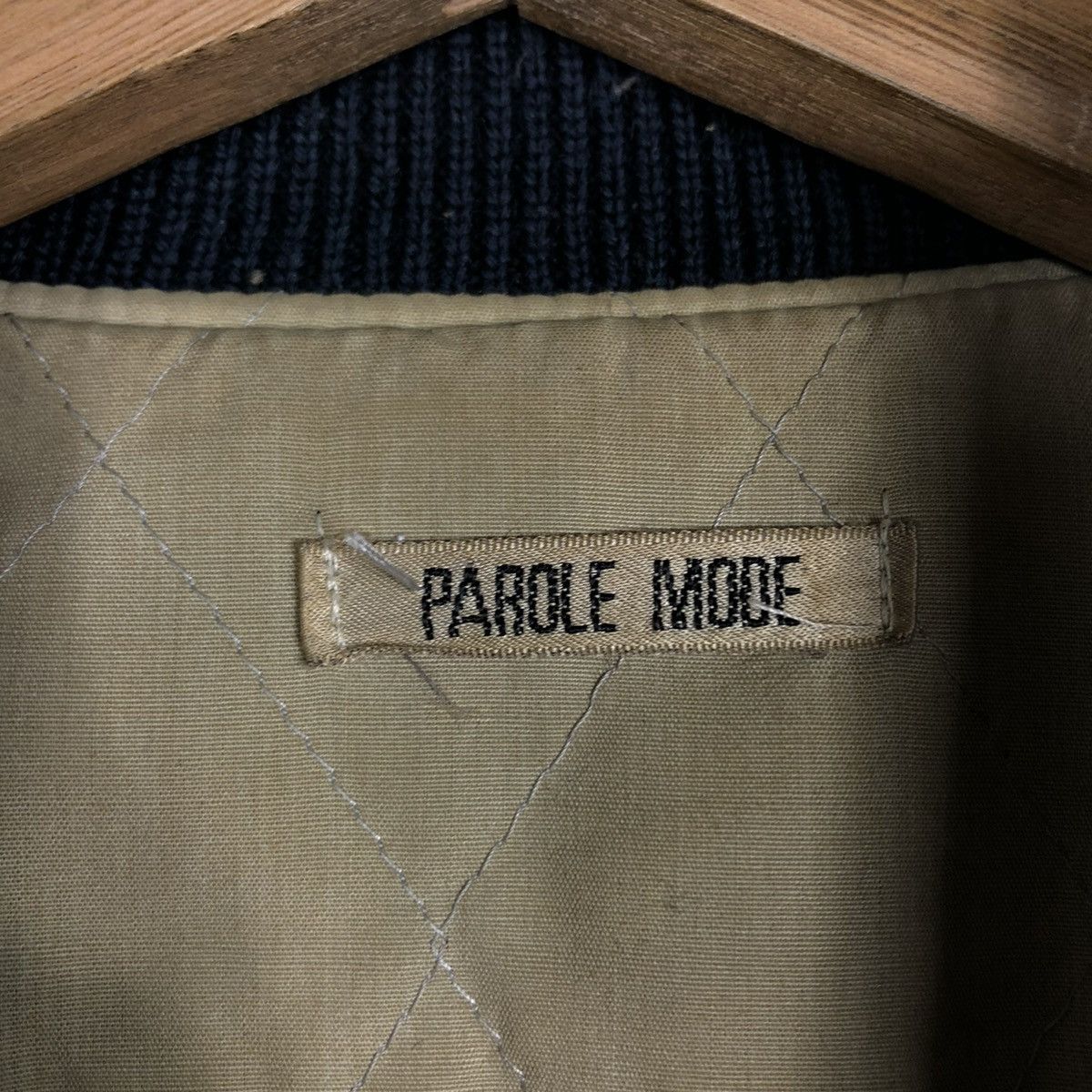 Japanese Brand 🔥VINTAGE JUMPER VARSITY LEATHER JACKET PAROLE MODE BIG LOGO Size US M / EU 48-50 / 2 - 20 Thumbnail
