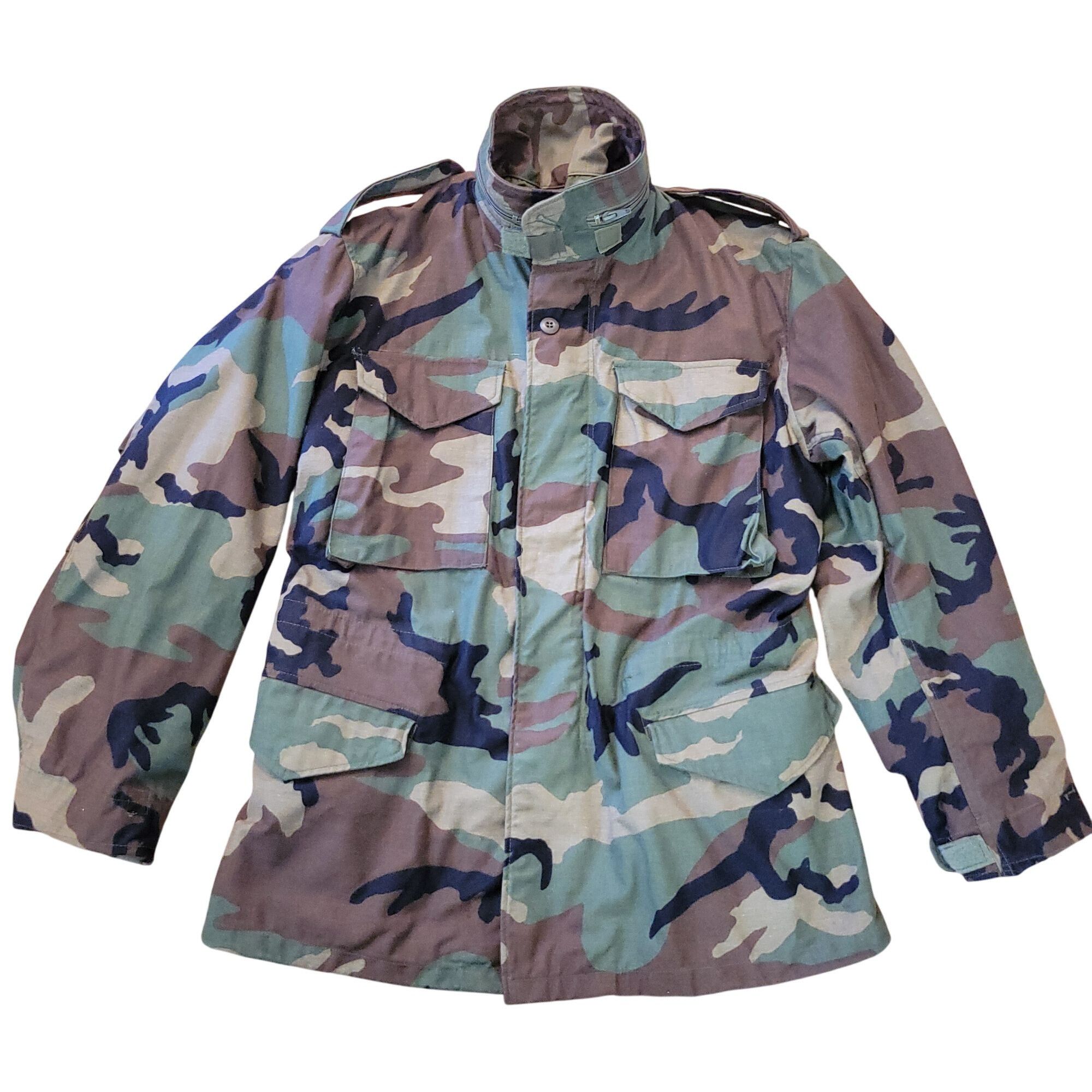 Other Military Camouflage S Field Jacket Coat Grunge Gorpcore Vint Size US S / EU 44-46 / 1 - 1 Thumbnail