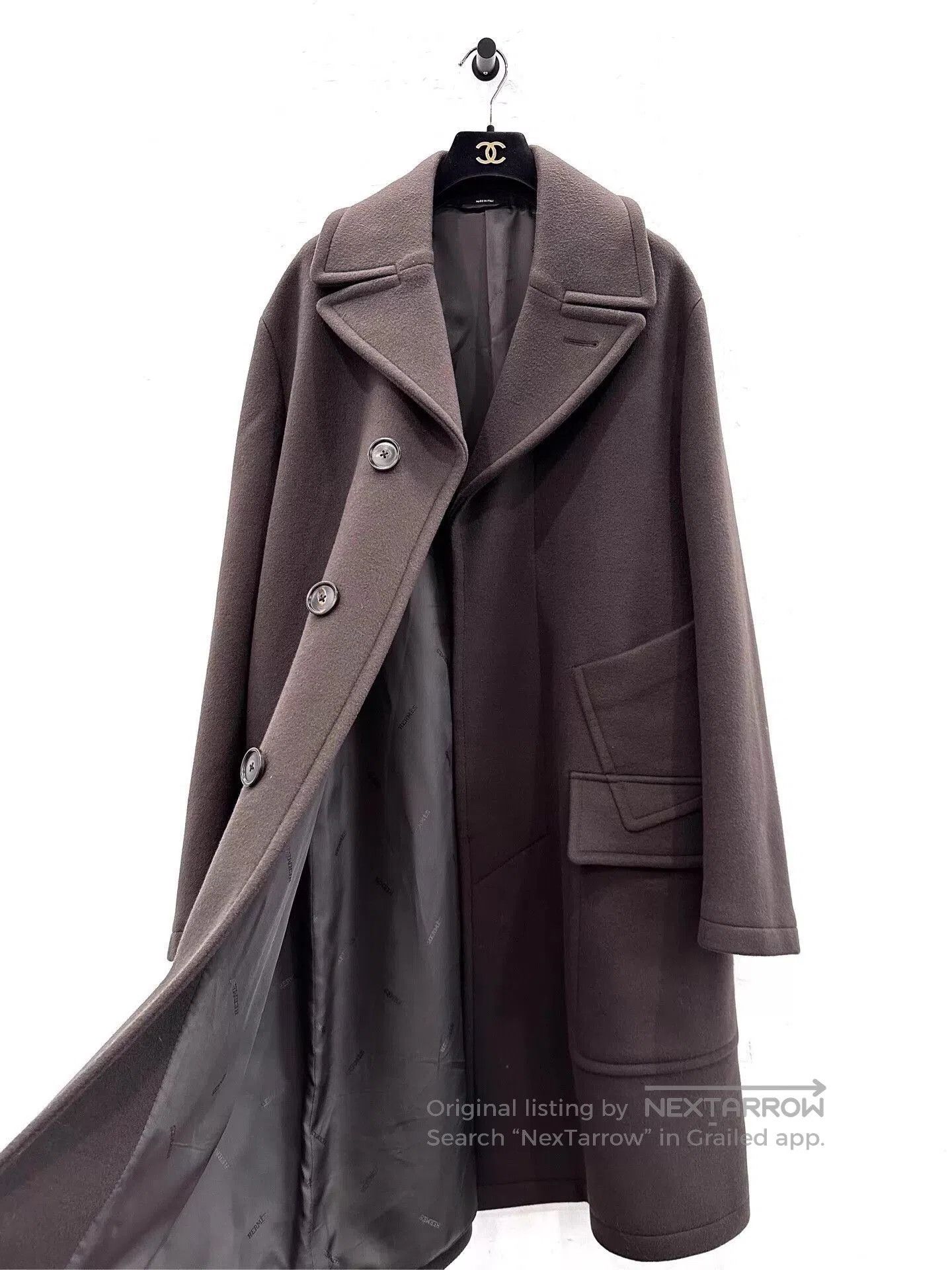 Hermes Multi-Colored Long Coat Size M. Size US M / EU 48-50 / 2 - 3 Thumbnail