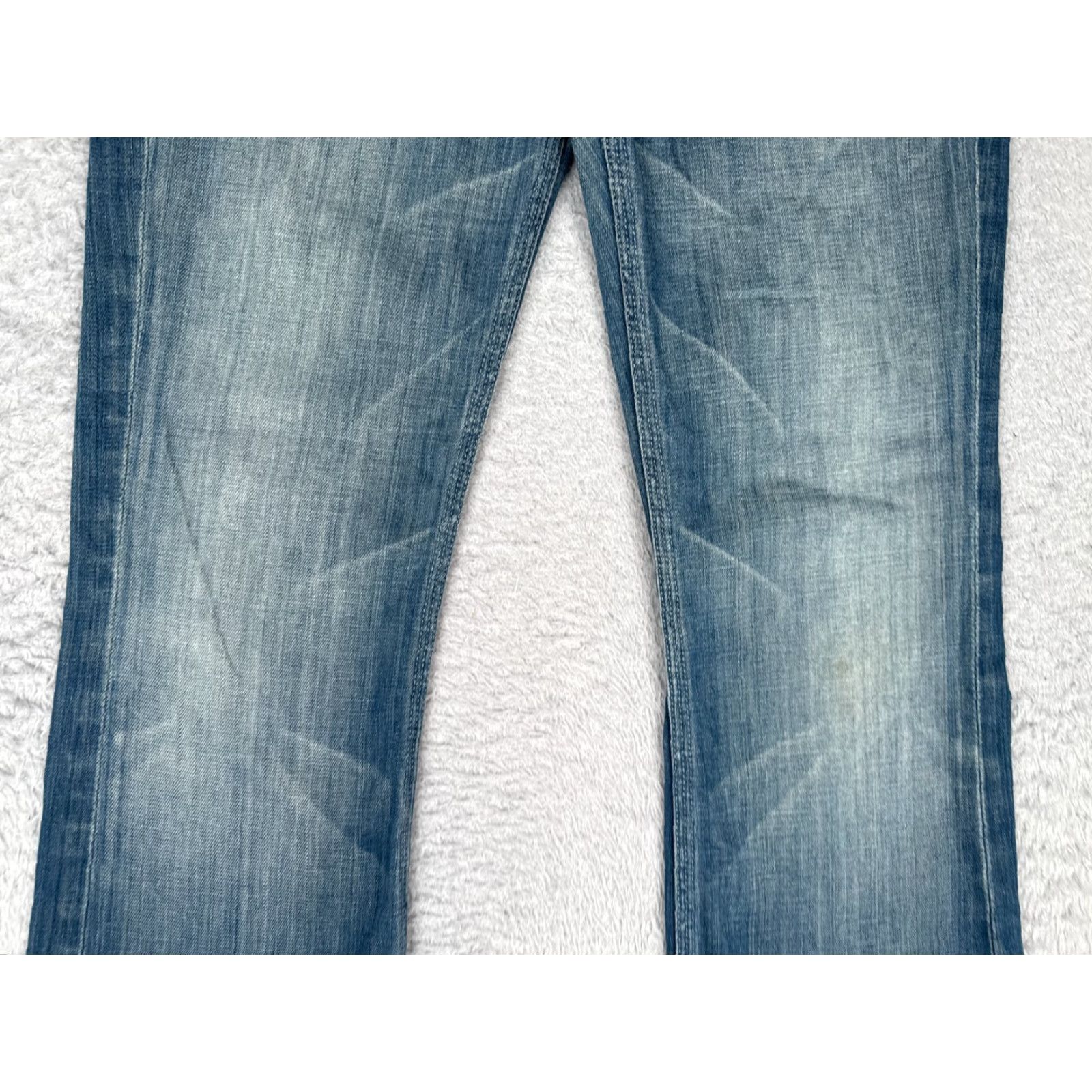 7 For All Mankind 7 For All Mankind Jeans Women 28 Blue Denim Bootcut Distressed Cotton 7 For All Mankind Pants Women 28 Blue Denim Jean Flynt Bootcut Distressed Cotton Size 28" / US 6 / IT 42 - 3 Thumbnail