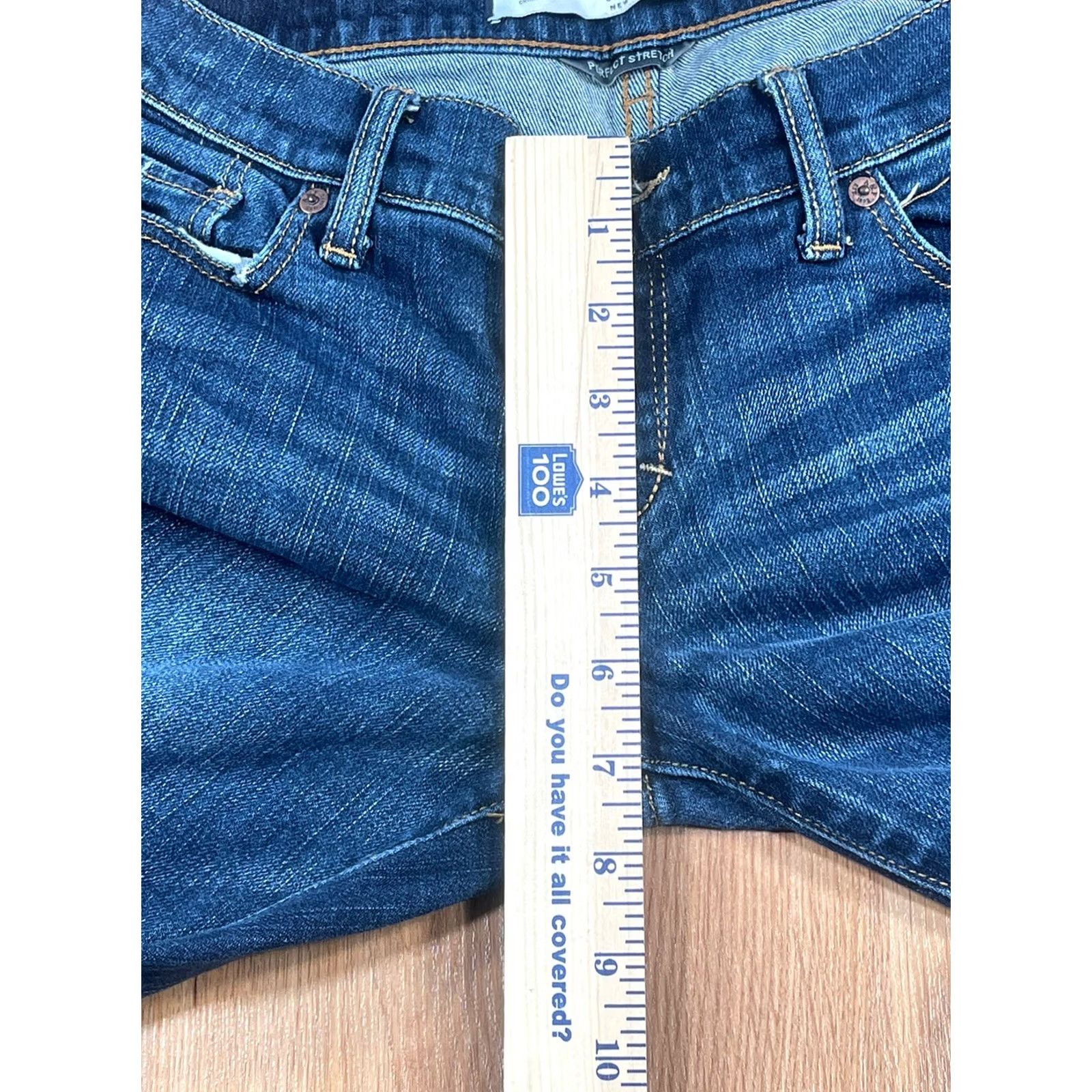 Abercrombie & Fitch Abercrombie & Fitch Perfect Stretch Skinny Blue Wash Jeans Women’s 2S 26Wx31L Size 26" / US 2 / IT 38 - 5 Thumbnail