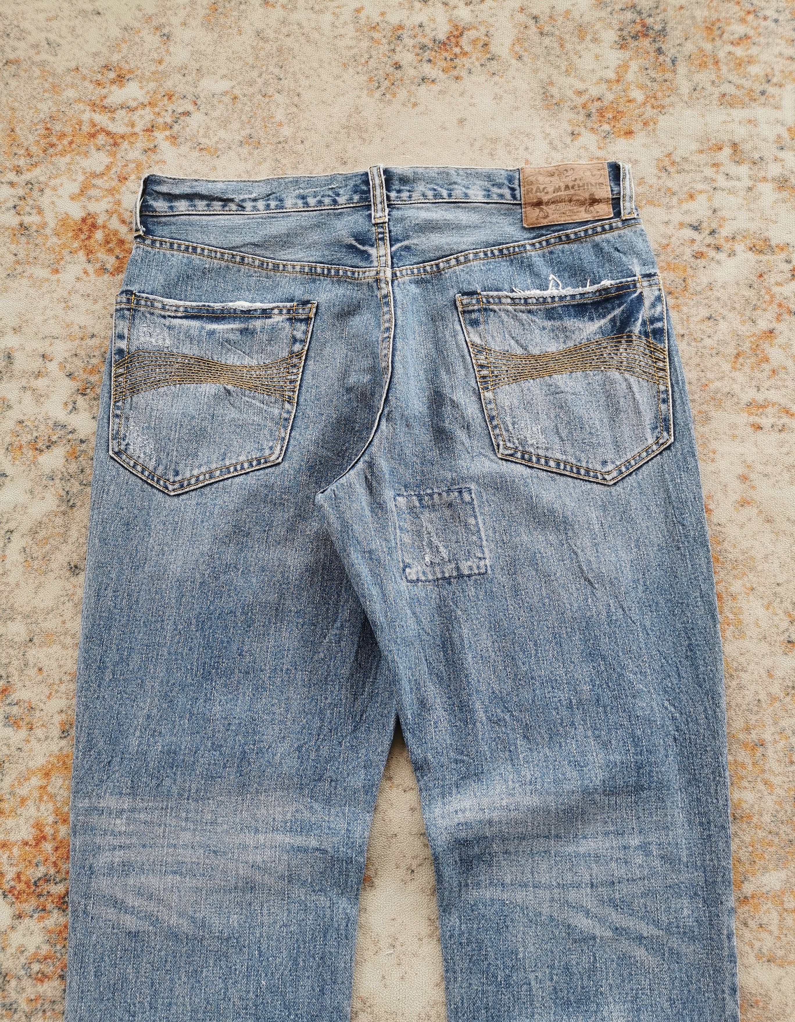 Kapital Rag Machine Patchwork Jeans Style Look Kapital Size US 34 / EU 50 - 10 Thumbnail