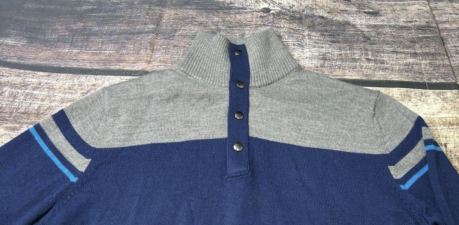 Banana Republic Banana Republic Sweater Men's XL Merino Wool Blend 1/4 Snap Size US XL / EU 56 / 4 - 5 Thumbnail