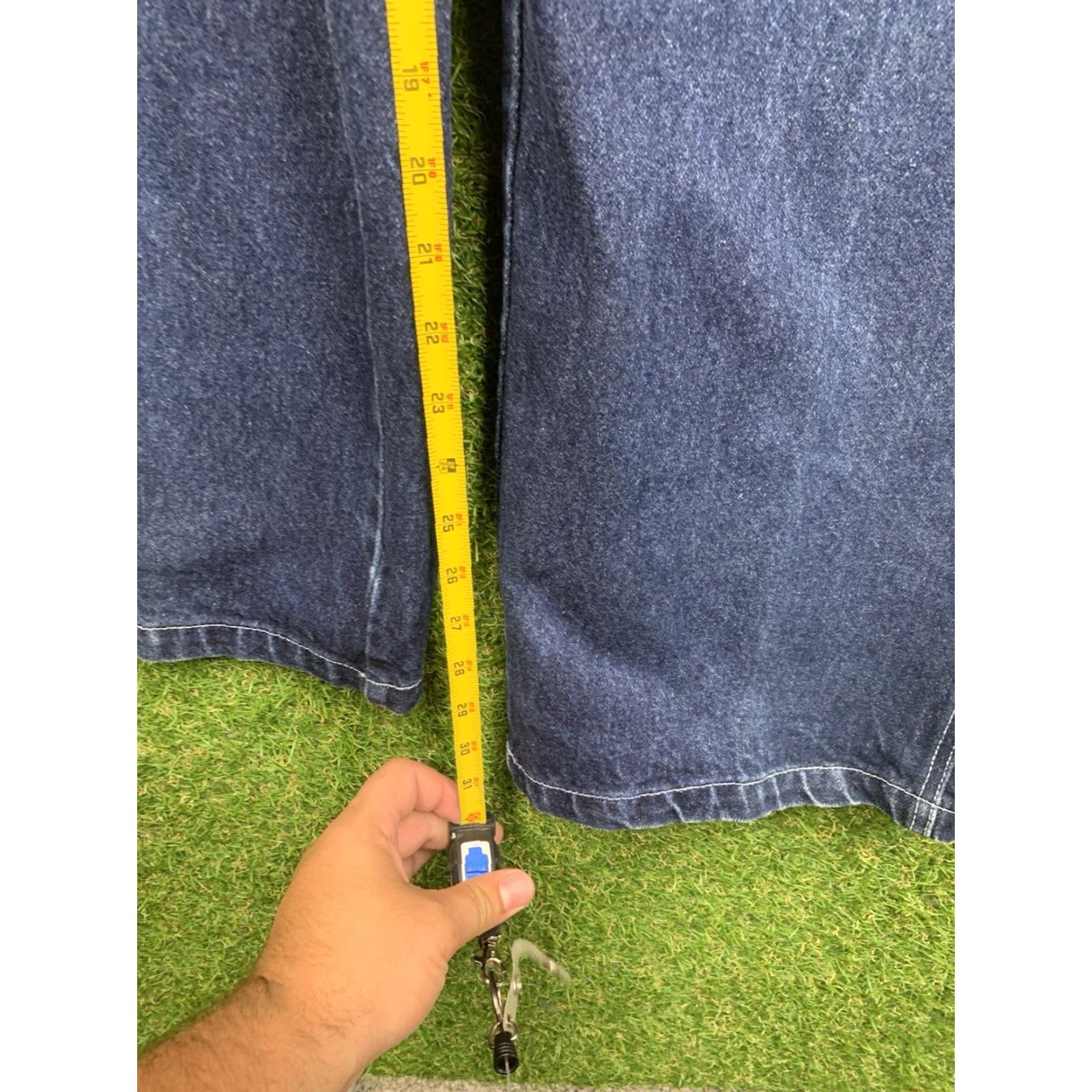 Southpole VINTAGE Southpole Wide Leg Jeans Mens 36x32 Dark Denim Embroidered Y2K Blue Size US 36 / EU 52 - 5 Thumbnail