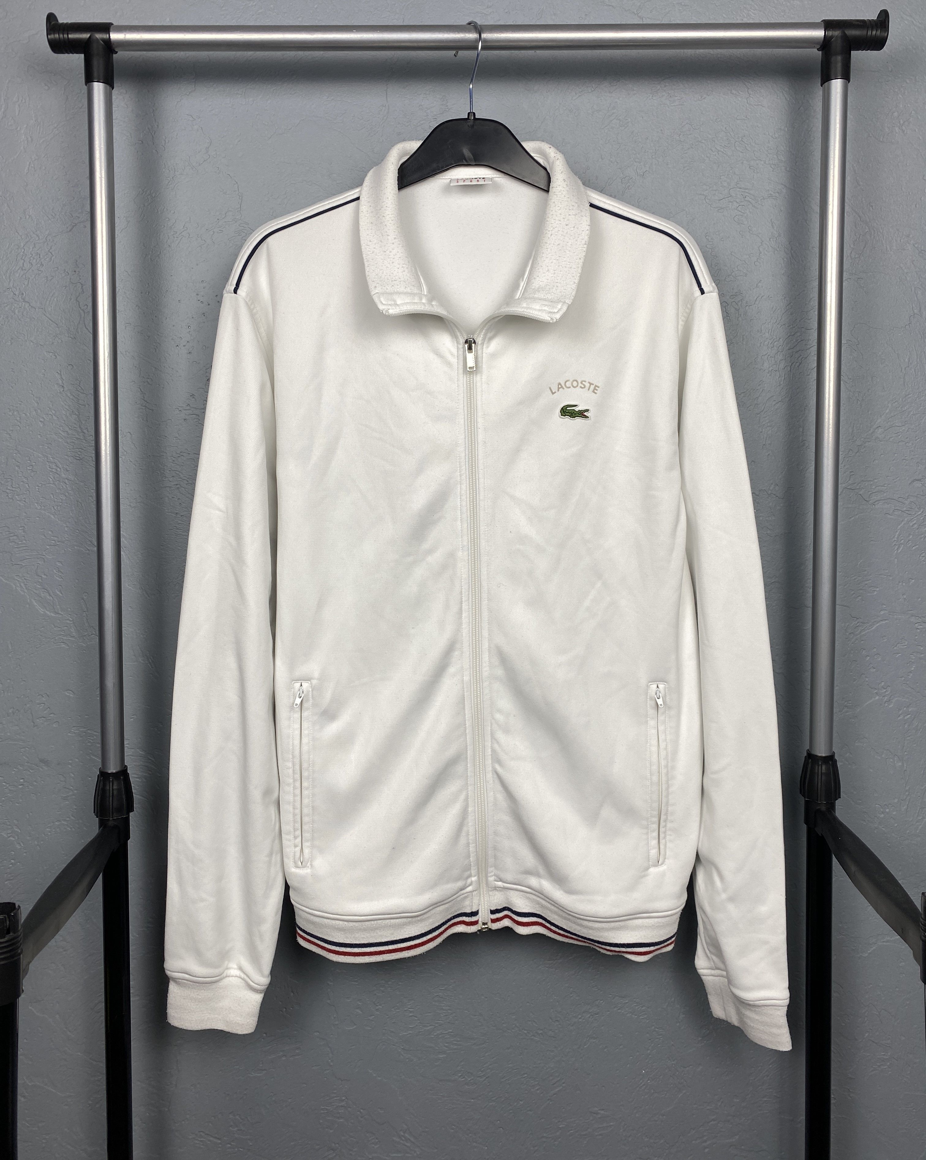 Lacoste Lacoste Vintage Track Top Jacket Y2K Size US L / EU 52-54 / 3 - 1 Thumbnail