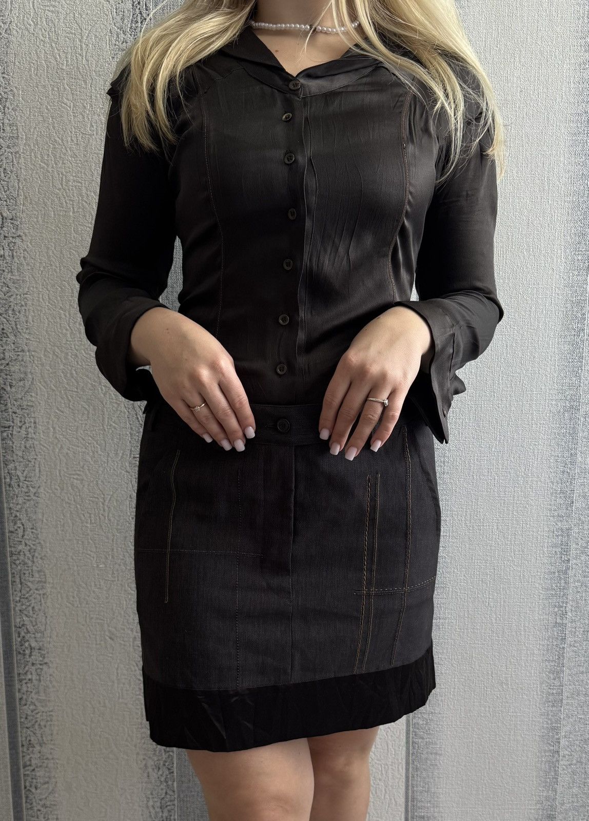 Marithe+Francois Gibraud Avant Garde Dark Dress size S