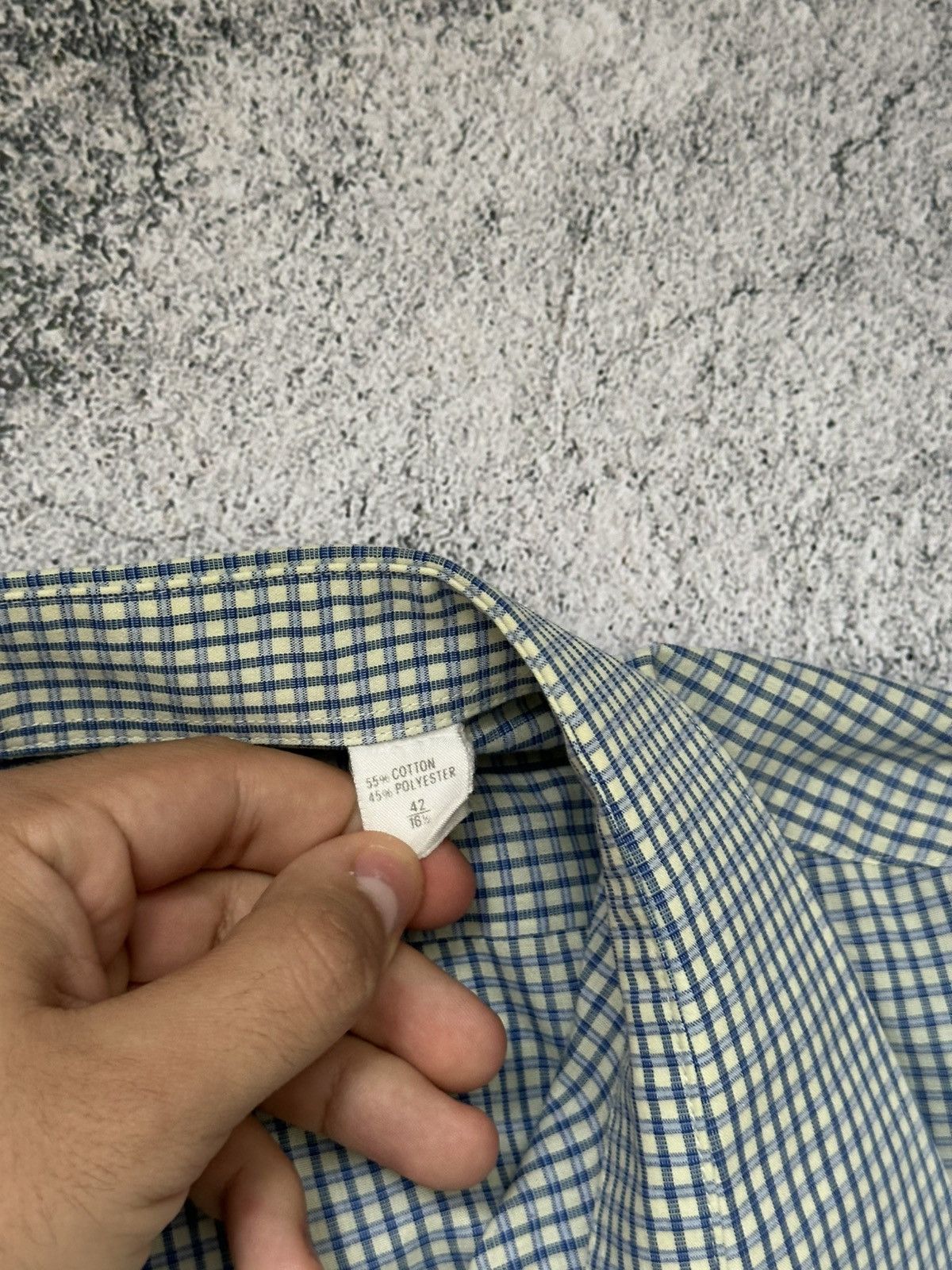 Yves Saint Laurent Yves Saint Laurent Dress Shirt Logo Size US XL / EU 56 / 4 - 10 Thumbnail