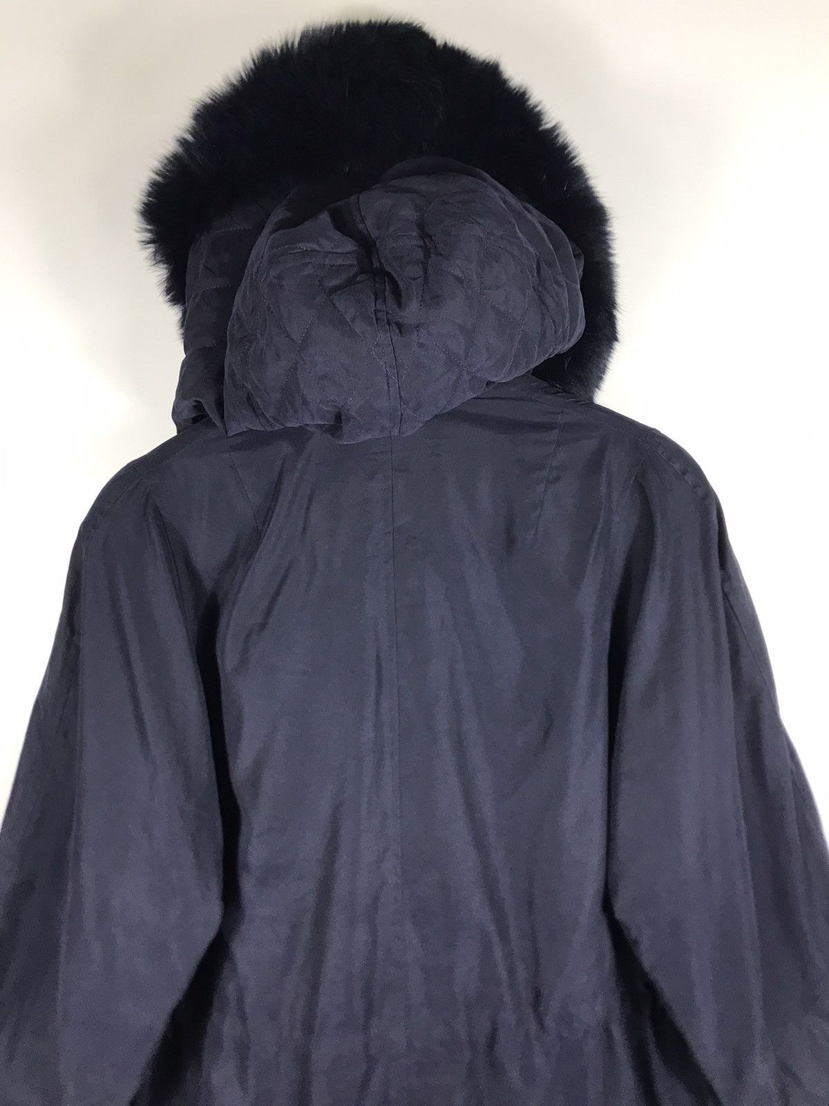 ROTATE ⚡️Vintage Birger Christensen Hooded Faux Fur Button Jacket Size S / US 4 / IT 40 - 17 Thumbnail