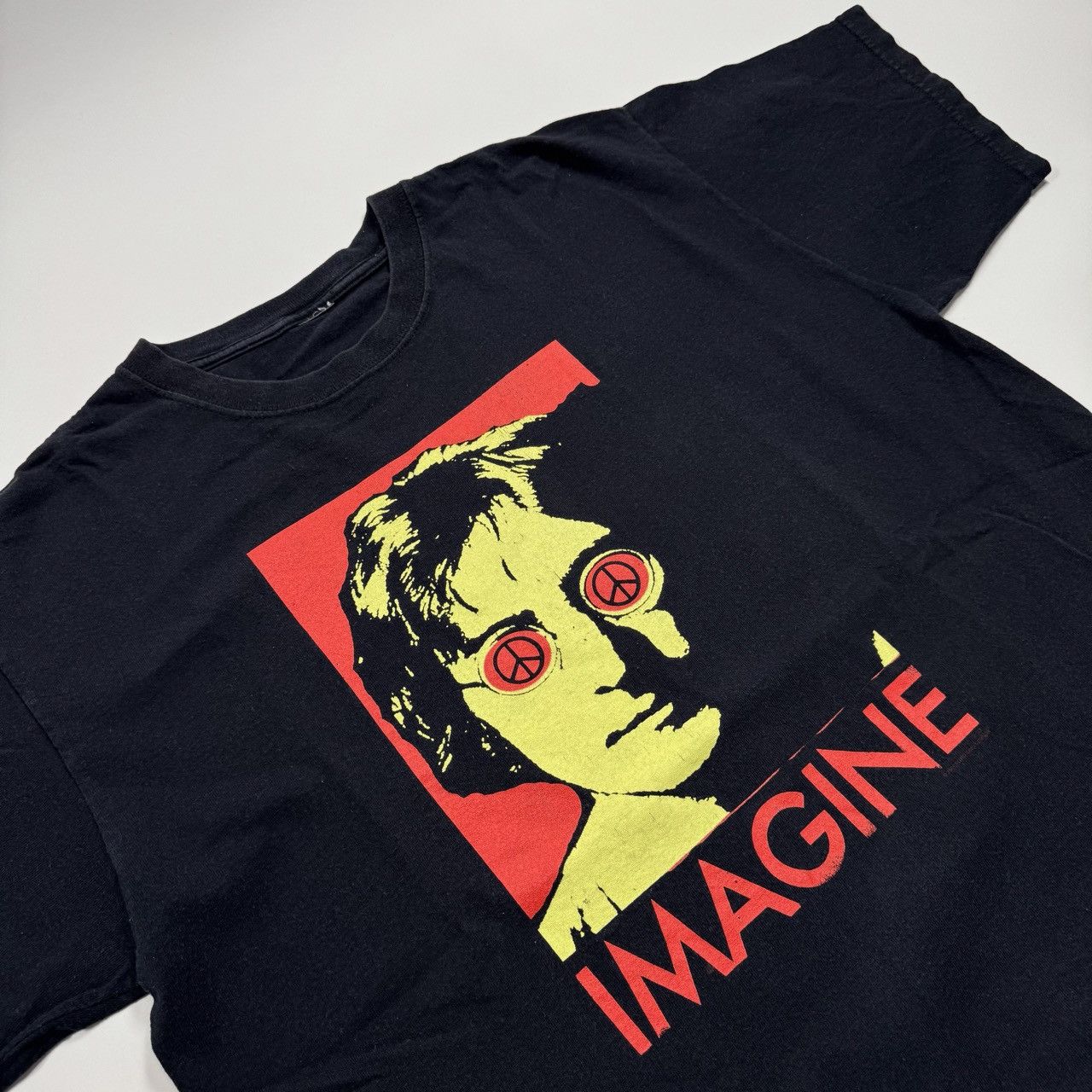 Other JOHN LENNON「War Is Over! If You Want It.」 IMAGINE T‐Shirt Size US L / EU 52-54 / 3 - 3 Thumbnail
