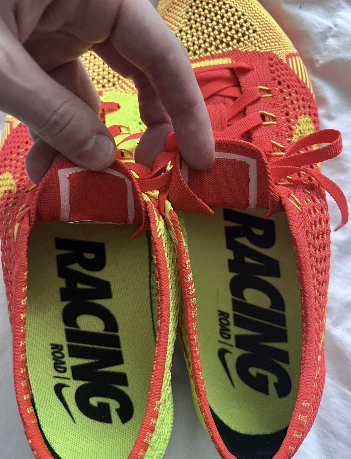 Nike Flyknit Racer Bright Crimson Size US 10.5 / EU 43-44 - 3 Thumbnail