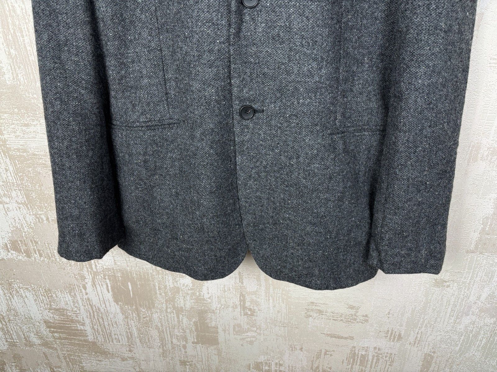 Other 7d Collection Twentyfour Wool Melange Grey Blazer Jacket Size 40R - 8 Thumbnail
